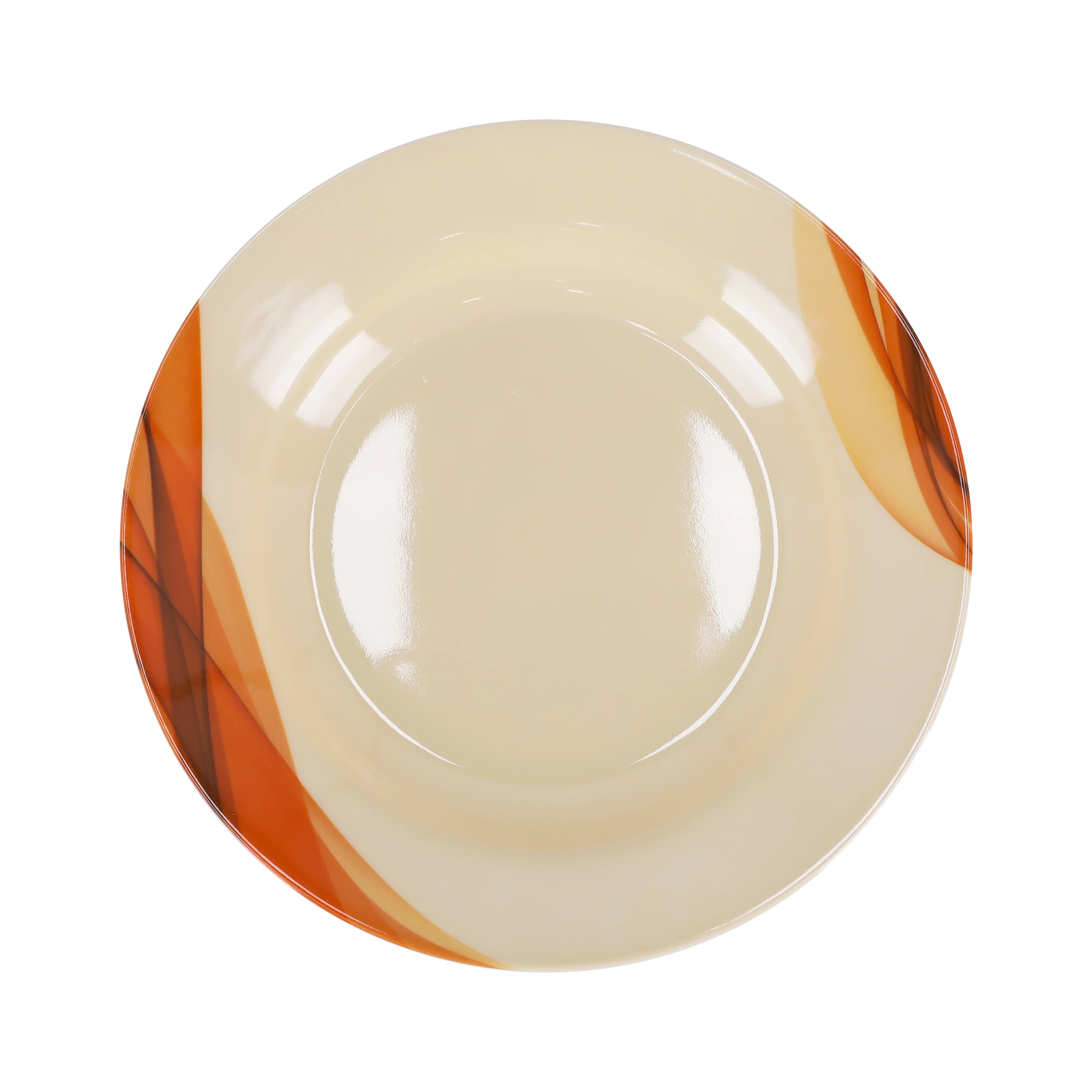 Royalford RF8079 Super Rays Deep Plate | Heavy Weight | FDA Approved Melamine Plate | Durable Food Grade Deep Dinner Plate for Curries, Rice Home Dining & Restaurant Use