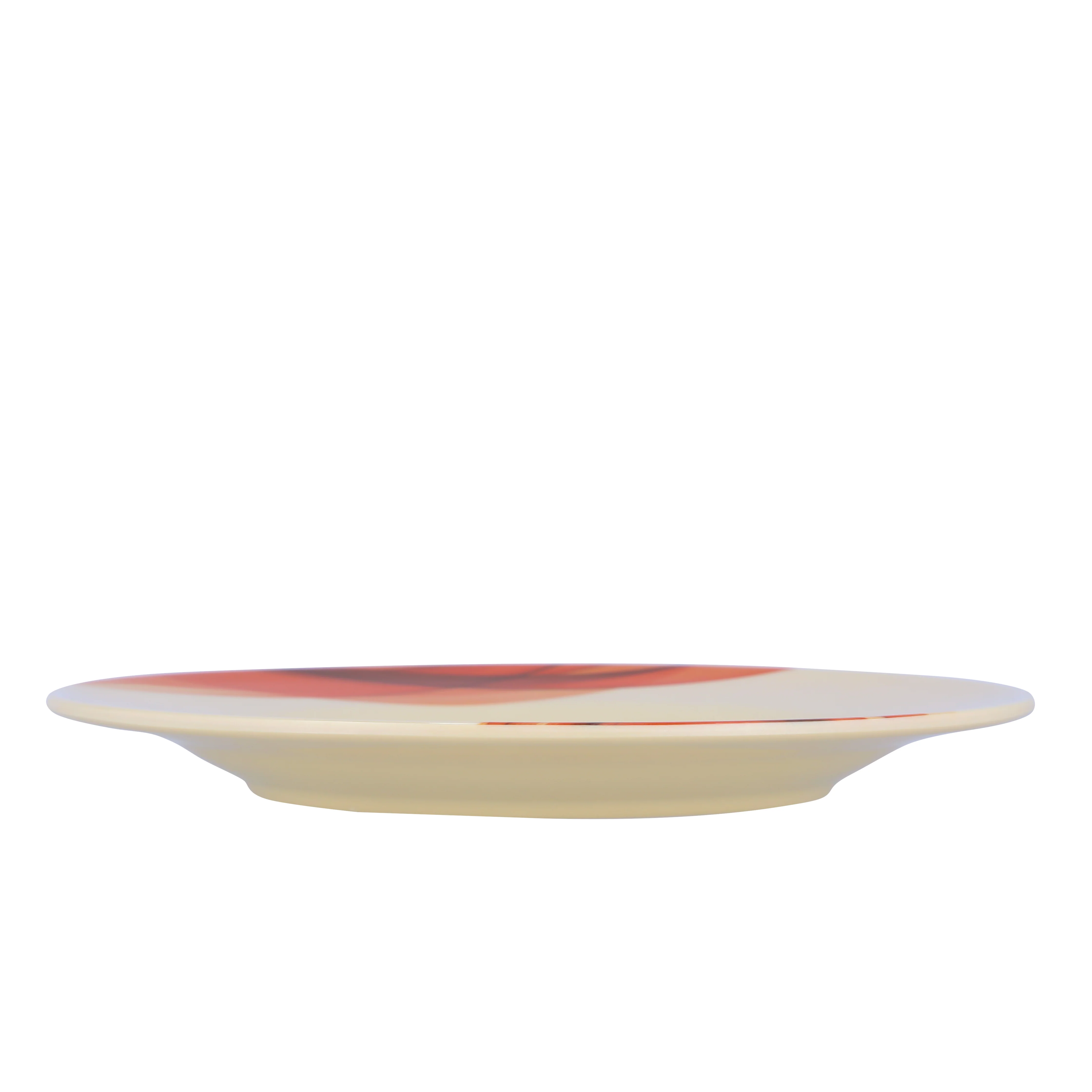 Royalford RF8080 Super Rays Flat Plate | Heavy Weight | FDA Approved Melamine Plate | Durable Food Grade Dinner Plate for Daily Dining Home Kitchen & Restaurant Use - Image 3