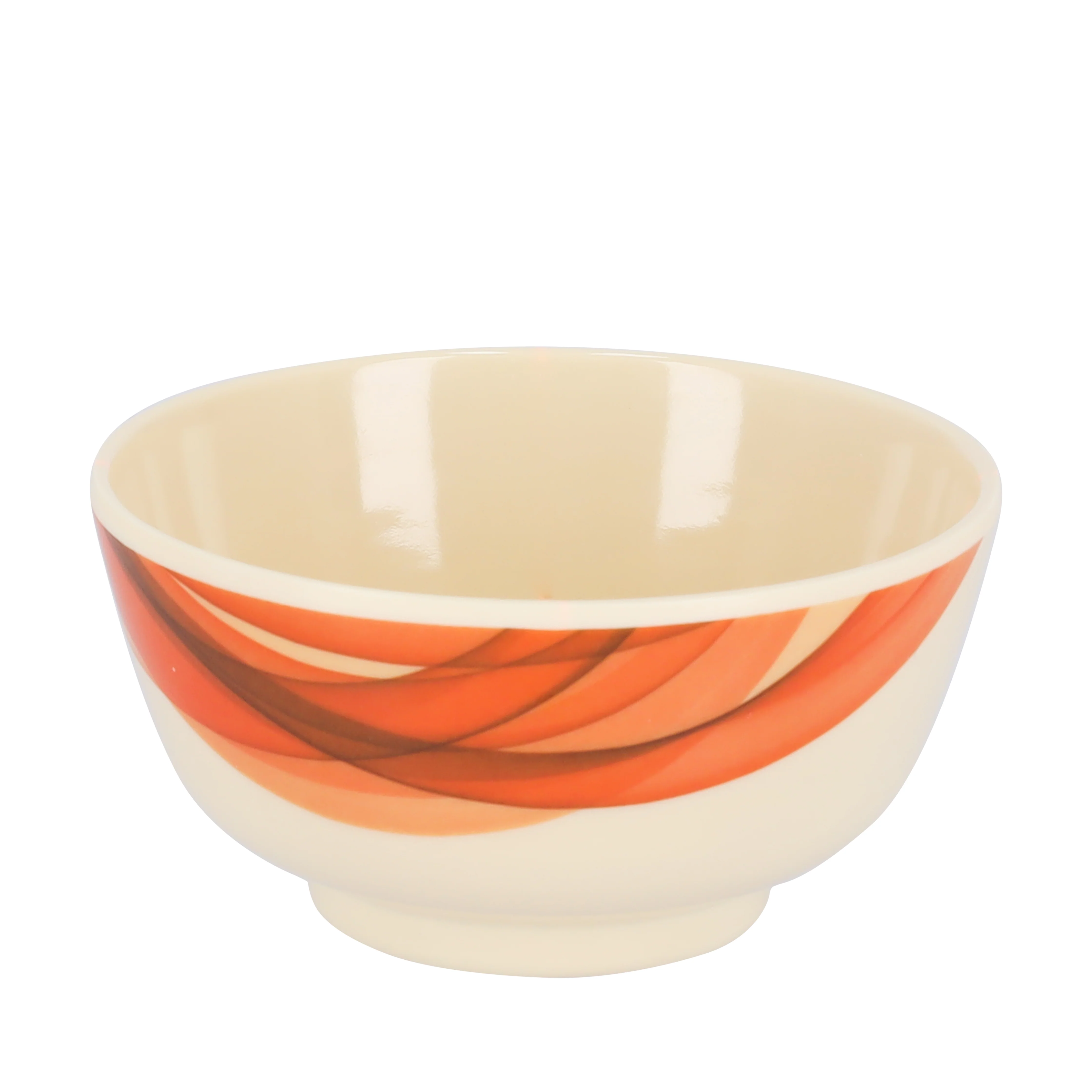 Royalford RF8086 Super Rays Round Bowl | Heavy Weight|  FDA Approved Melamine Bowl | Durable Food Grade Serving Bowl for Snacks, Curries Home Dining & Restaurant Use - Image 2