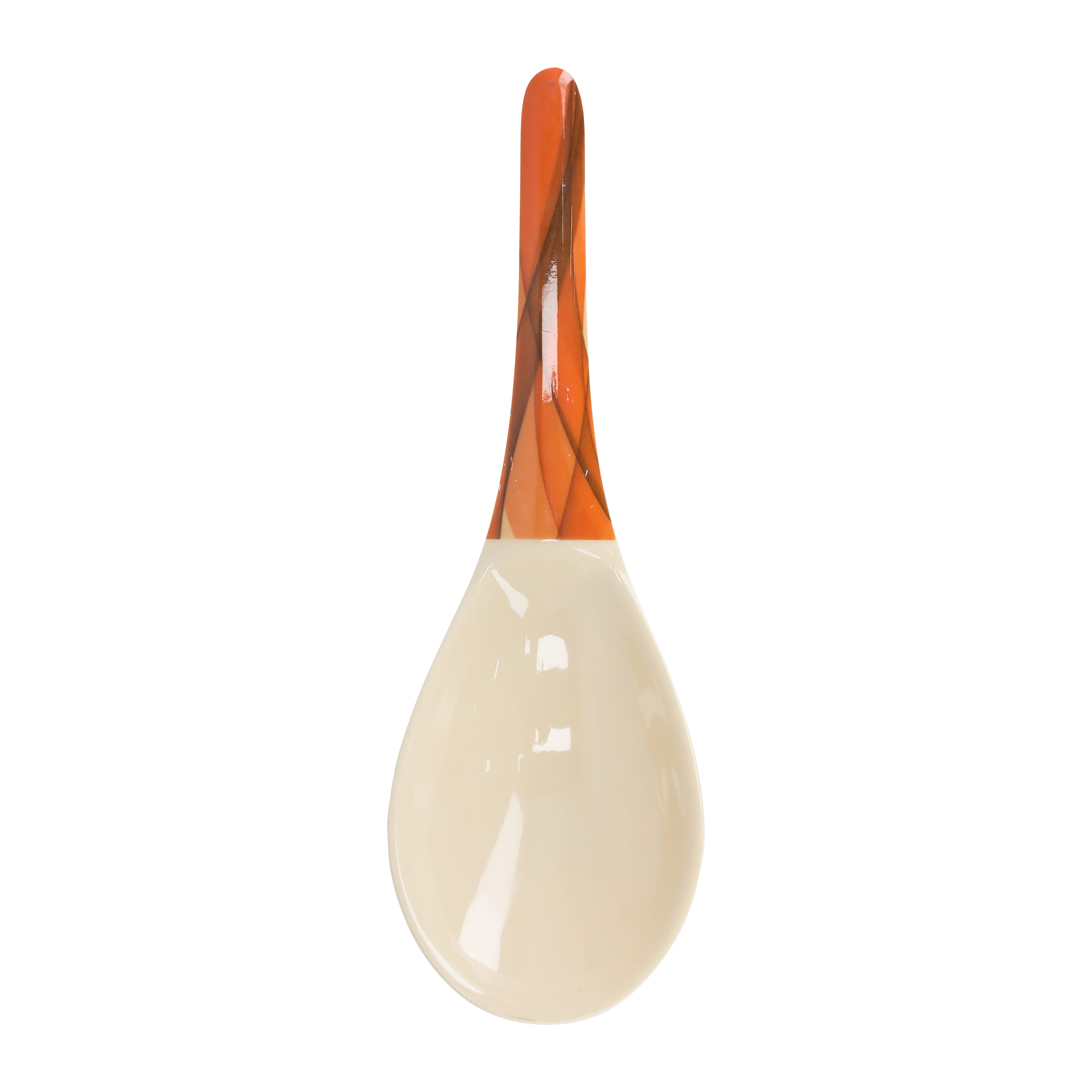 Royalford RF8092 Super Rays Rice Spoon | Heavy Weight | FDA Approved Melamine Spoon | Durable Food Grade Serving Spoon for Rice, Curry, Home Kitchen & Restaurant Use
