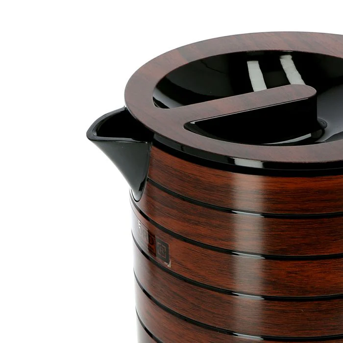 Royalford RF8218 Cherrywood Acrylic Water Jug, 2.4L - Ergonomic Handle with Spill Proof Pouring Spout | Leak Proof Lid | Ideal for Serving Water, Juice & More - Image 3