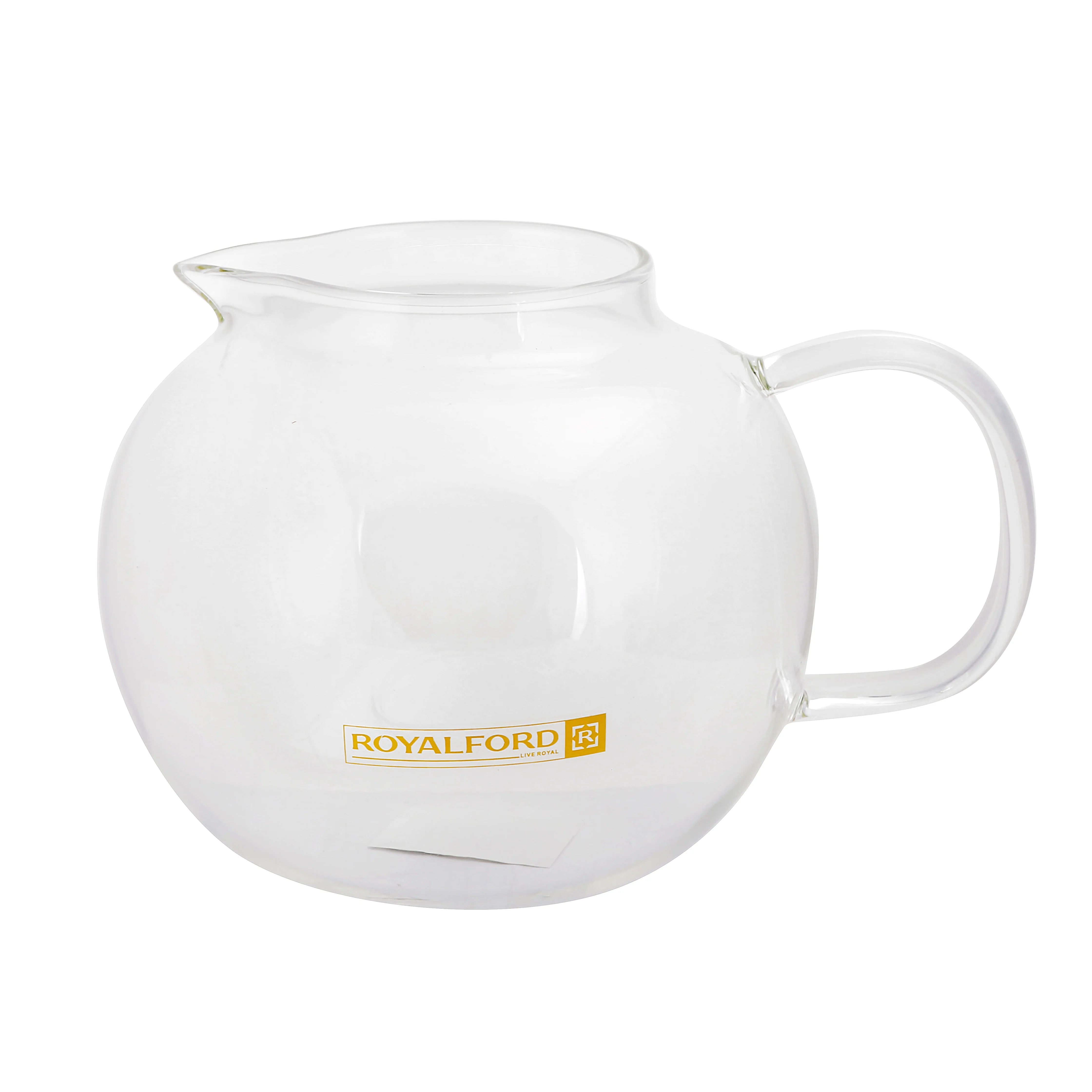 Royalford RF8266 Tempered Glass Tea Pot | Stainless Steel Strainer | 1200ml 40oz | Heat Resistant Transparent Teapot for Tea Herbal Infusions Home and Office Use - Image 3