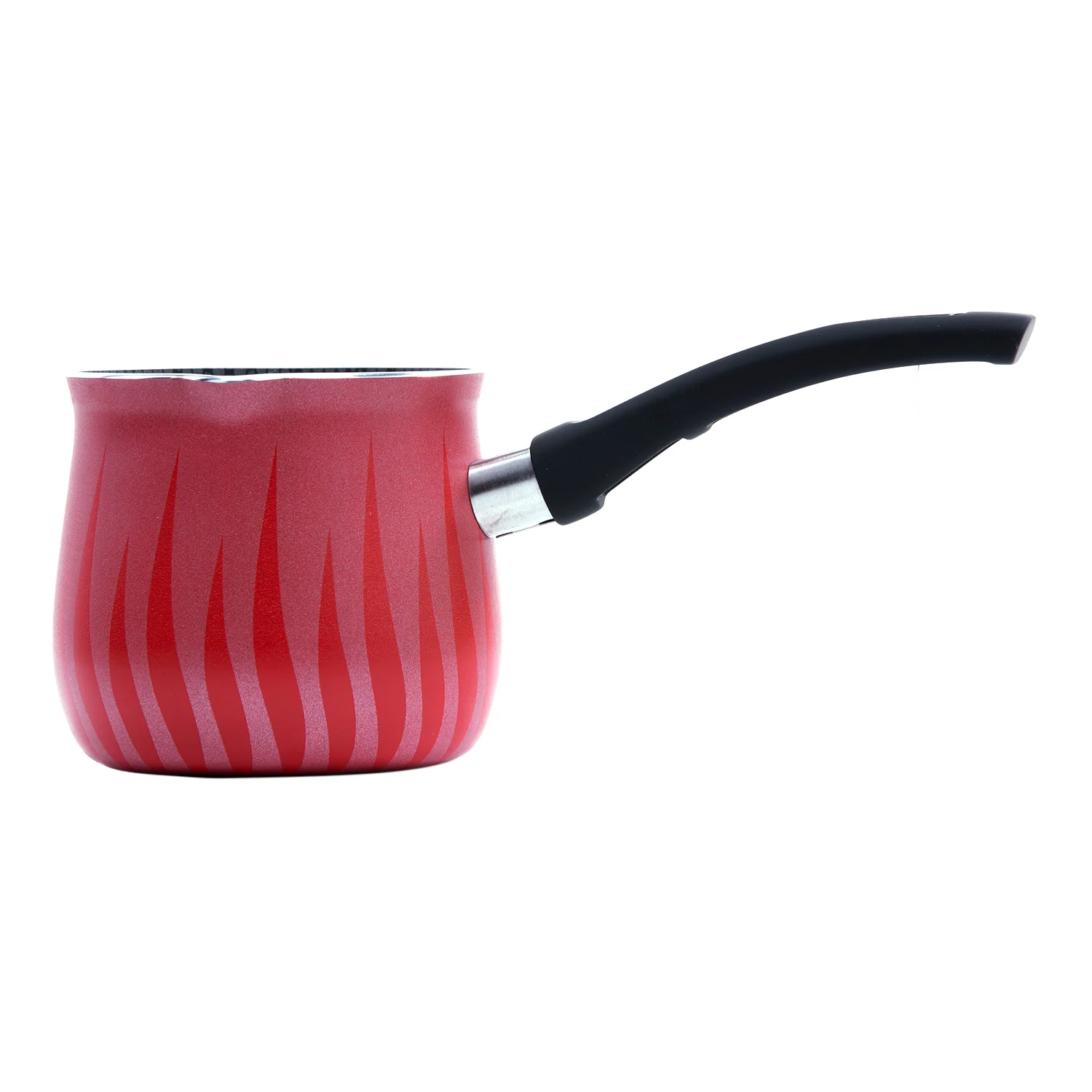 Royalford RF8271 Coffee Warmer | 8.5CM Aluminium Flame Design Milk & Coffee Heating Pot | Durable Lightweight Heat Efficient Mini Warmer for Home & Office Use