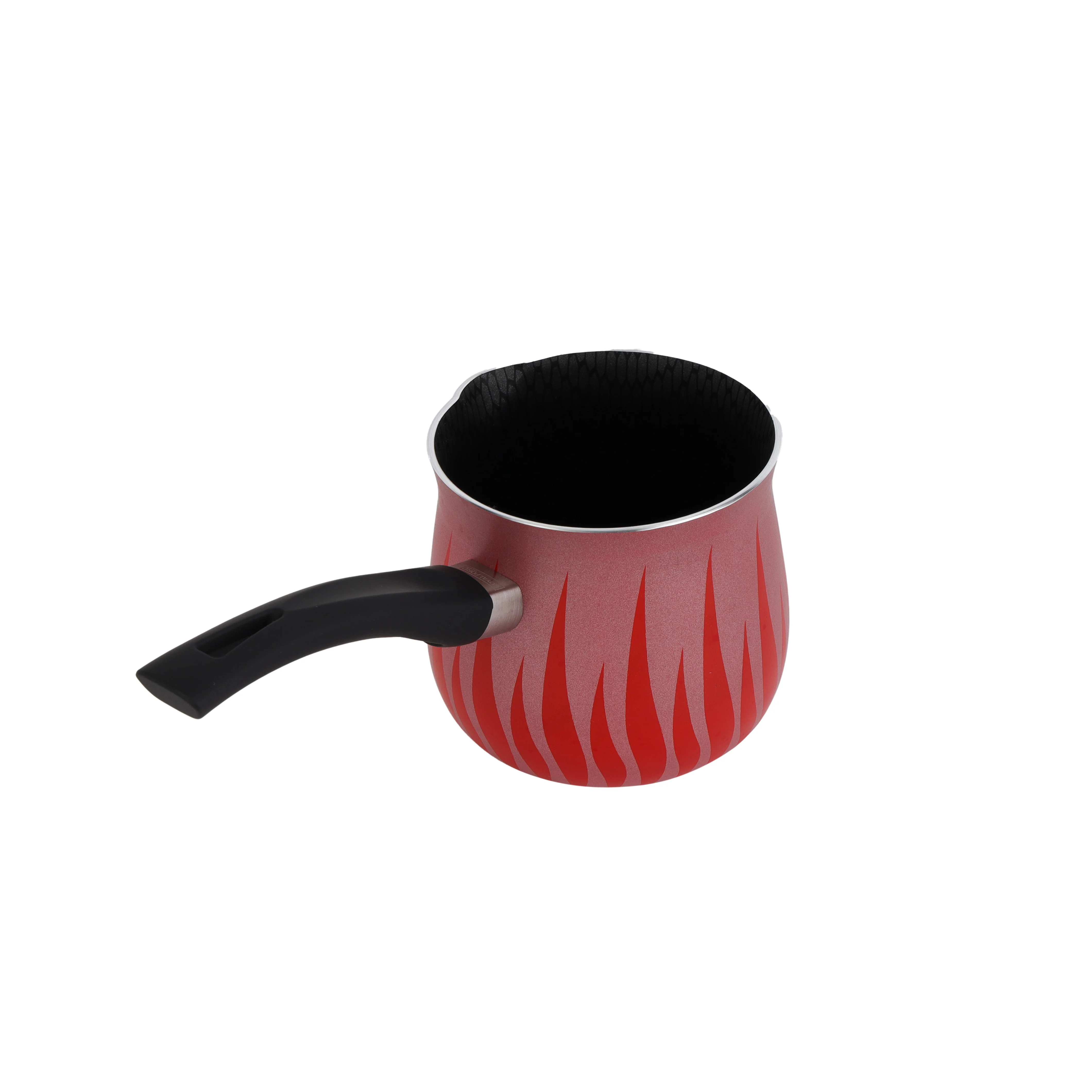 Royalford RF8273 10.5CM Flame Coffee Warmer |  Aluminium Milk & Coffee Heating Pot | Combo Honeycomb Interior | 1.9MM Thick Body & Soft-Touch Heat-Resistant Handle - Image 5