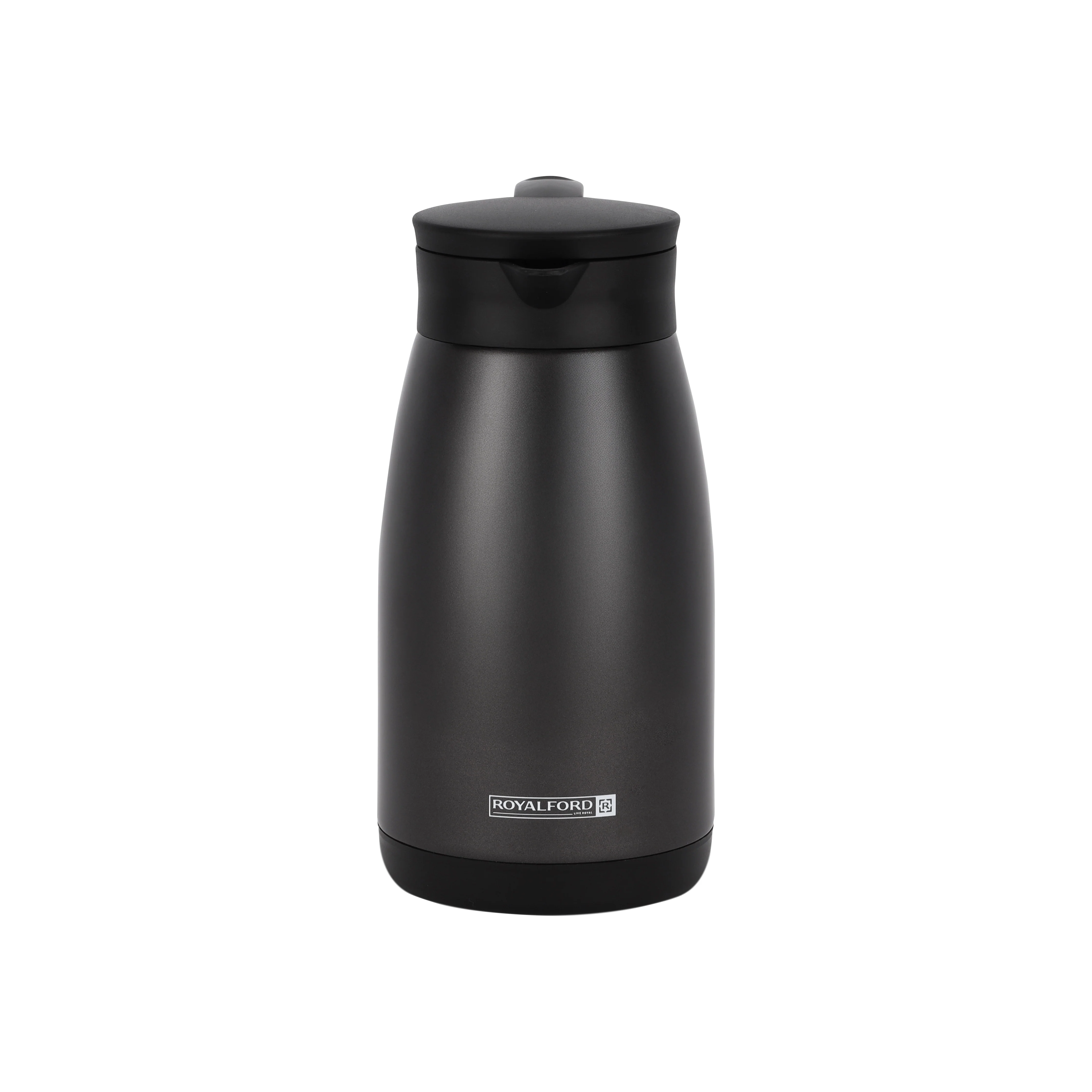 Royalford RF8304 Double Wall Coffee Pot |1000ML Stainless Steel Thermal Server | 304 Inner Pot Keeps Beverages Hot or Cool |Ideal for Home, Office, Hotel & Café Serving - Image 3