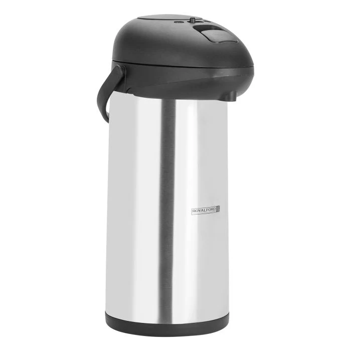 Royalford RF8338 5L Double Wall Vacuum Flask | Stainless Steel Pump Action Thermal Flask for Hot & Cold Drinks, Ideal for Home, Office, Events & Catering Use Daily Needs - Image 3