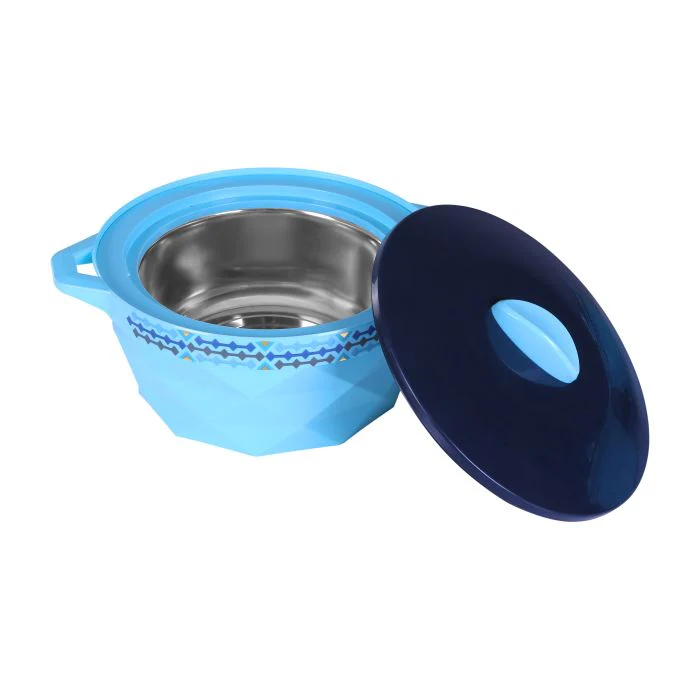 Royalford RF8543 3 Pcs Diamond Casserole | Hot Pot Set | |Serving Dishes with Lids | Hot Food Storage Containers & Warmers | Storage Saver for Everyday Use | 2700ml, 1500 ml & 850ml - Image 2