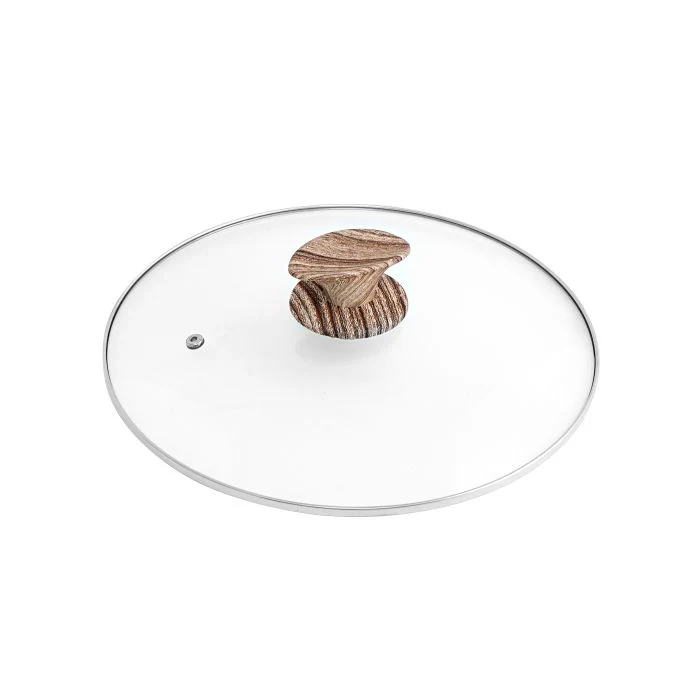 Royalford RF8551 30cm Stainless Steel Casserole with Glass Lid - Durable, High-Quality steel Construction | Non-Stick Dish for Gas, Induction & Ceramic Hobs | Tempered Glass Lid - Image 4