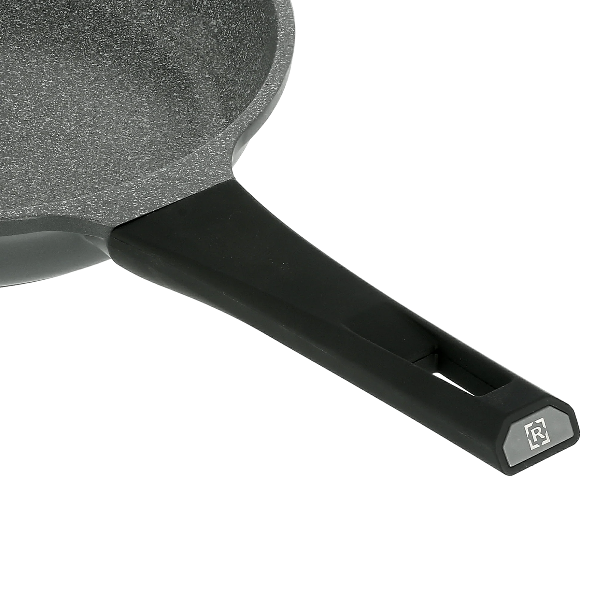 Royalford RF8594 24cm Die Cast Aluminium Fry Pan |  Marble Non-Stick Coating | Induction Compatible Base and Soft Touch Bakelite Handle for Everyday Cooking Use - Image 3