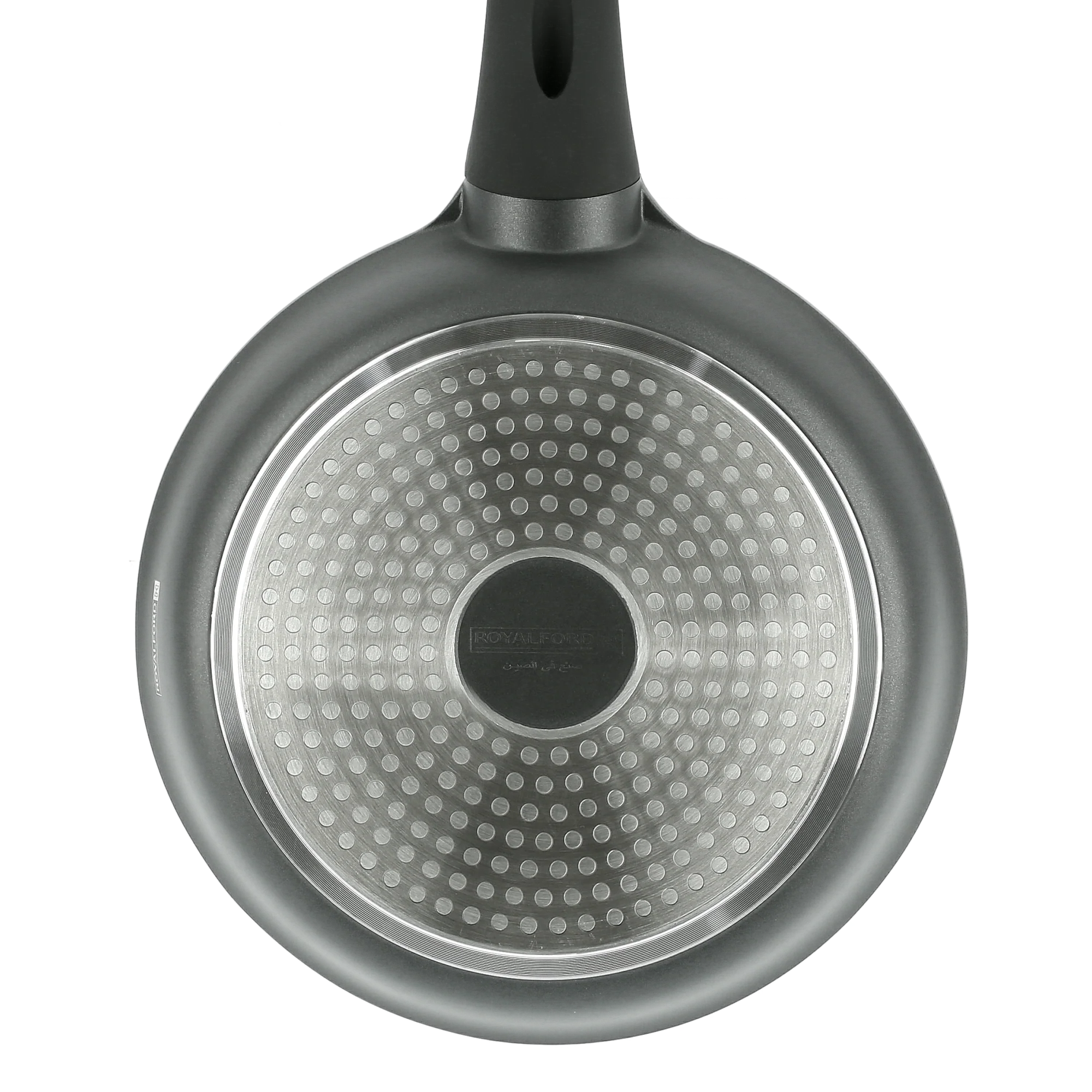 Royalford RF8596 28CM Die Cast Aluminium | Non-Stick Fry Pan | Marble Coating | Induction Compatible Base | Soft-Touch Bakelite Handle | Heat Resistant Exterior - Image 3