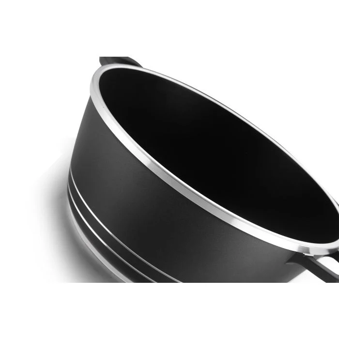 Royalford RF8617 40cm Classic Plus Die Cast Aluminium Casserole with Lid | Double Layer Non-Stick Cooking Pot | Soft Touch Handles for Gas, Ceramic & Halogen Use - Image 4