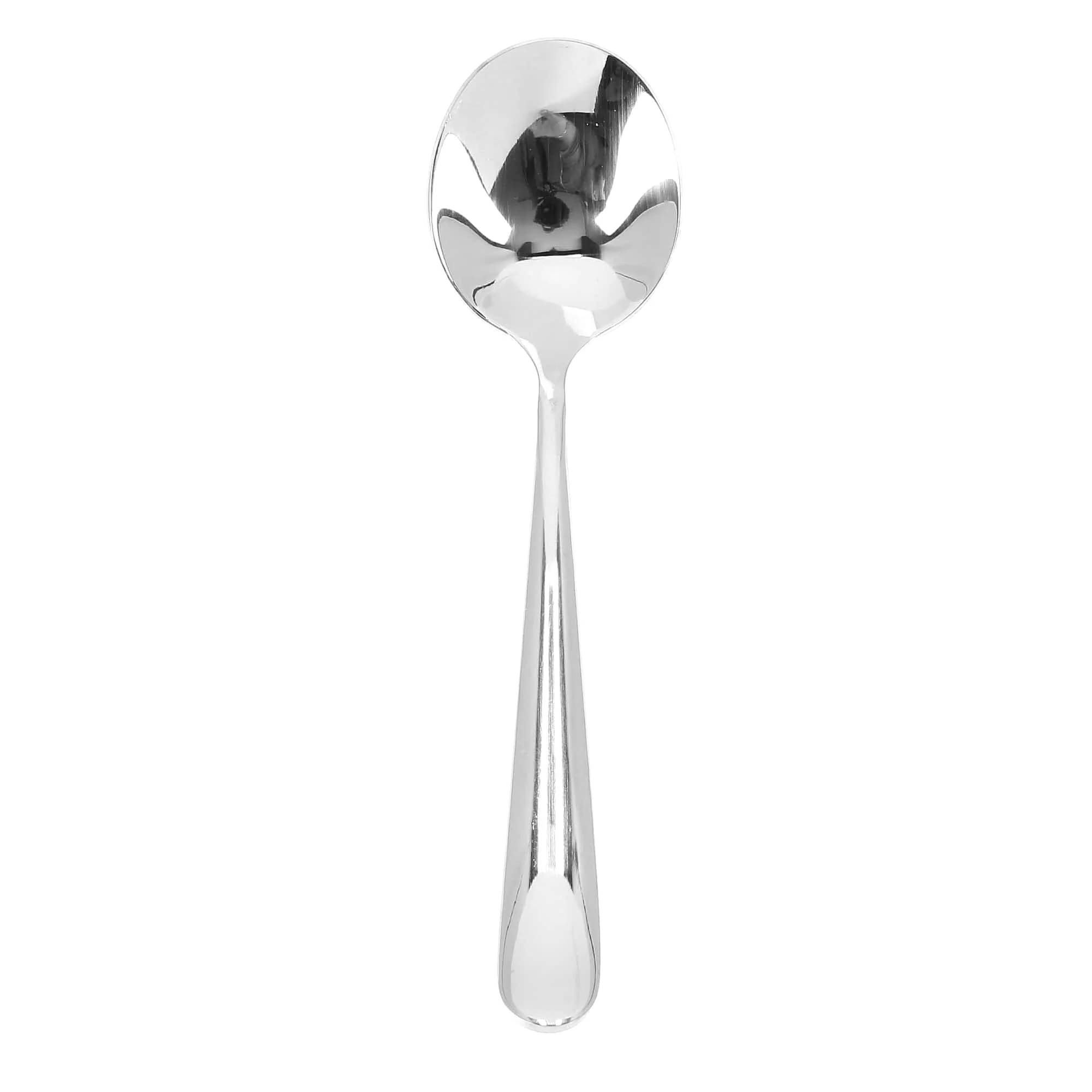 Royalford RF8666 Stainless Steel Soup Spoon Set | 2 Pcs with Mirror Finish| Dishwasher Safe| Ergonomic Handle Design for Home, Hotel, Restaurant, Café & Daily Table Use - Image 3