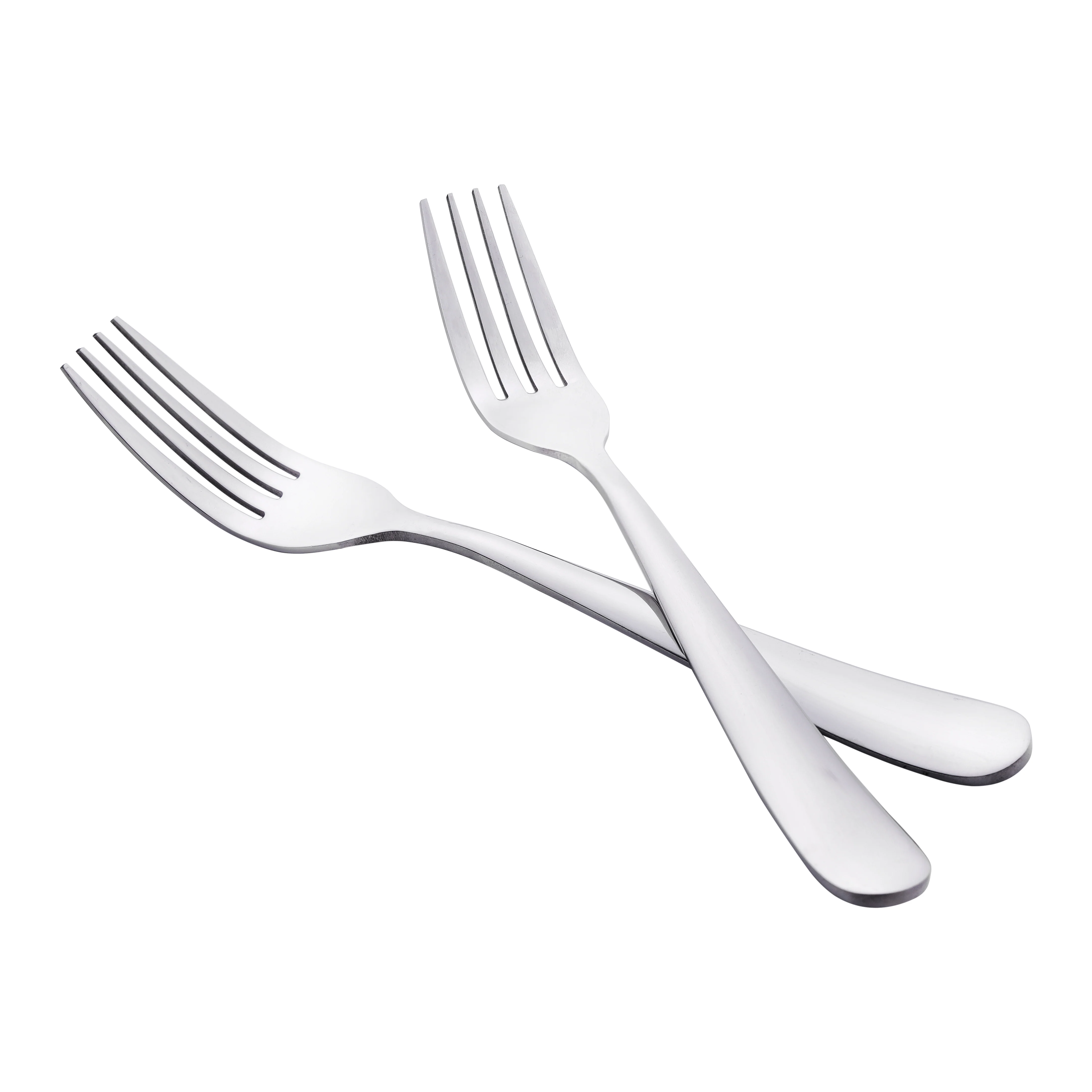 Royalford RF8670 Stainless Steel Dinner Fork Set | 2 Pcs Mirror Finish Dishwasher Safe Table Forks | High Grade Steel Ergonomic Design | Stain Resistant Cutlery - Image 3
