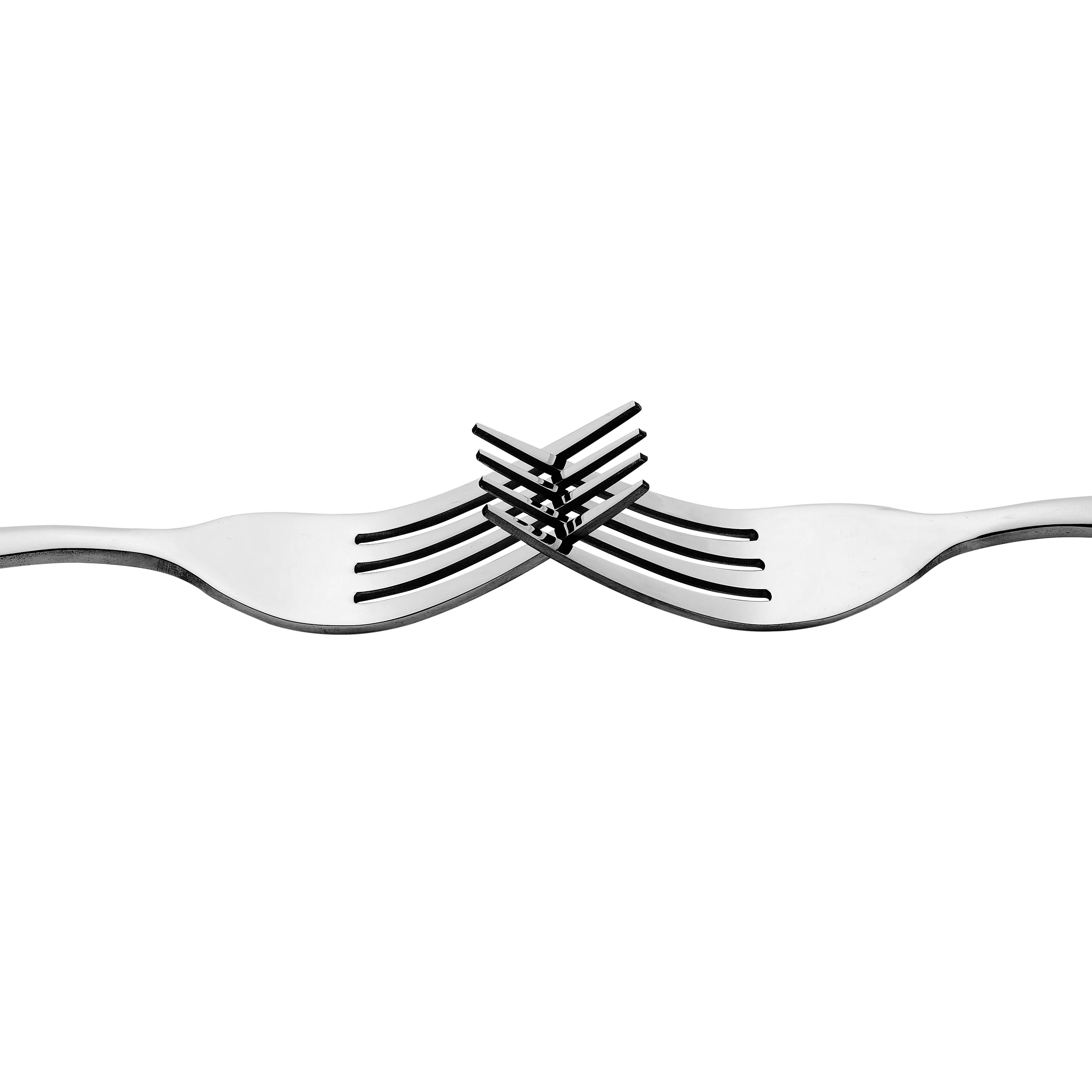 Royalford RF8670 Stainless Steel Dinner Fork Set | 2 Pcs Mirror Finish Dishwasher Safe Table Forks | High Grade Steel Ergonomic Design | Stain Resistant Cutlery - Image 4