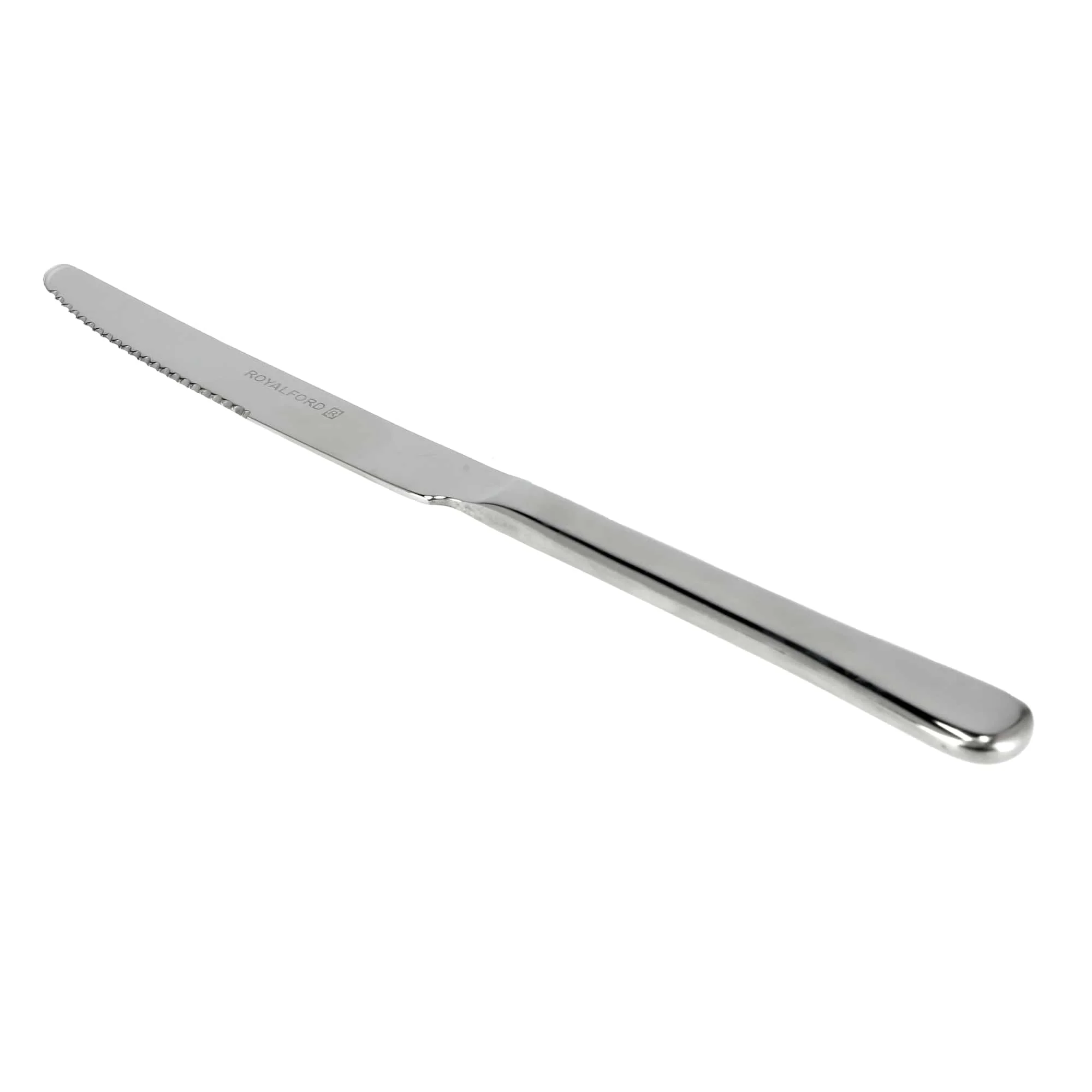 Royalford RF8672 Stainless Steel Dinner Knife Set | 2 Pcs Mirror Finish Dishwasher Safe Table Knives | High Grade Steel Ergonomic Design | Durable Stain Resistant Cutlery - Image 3