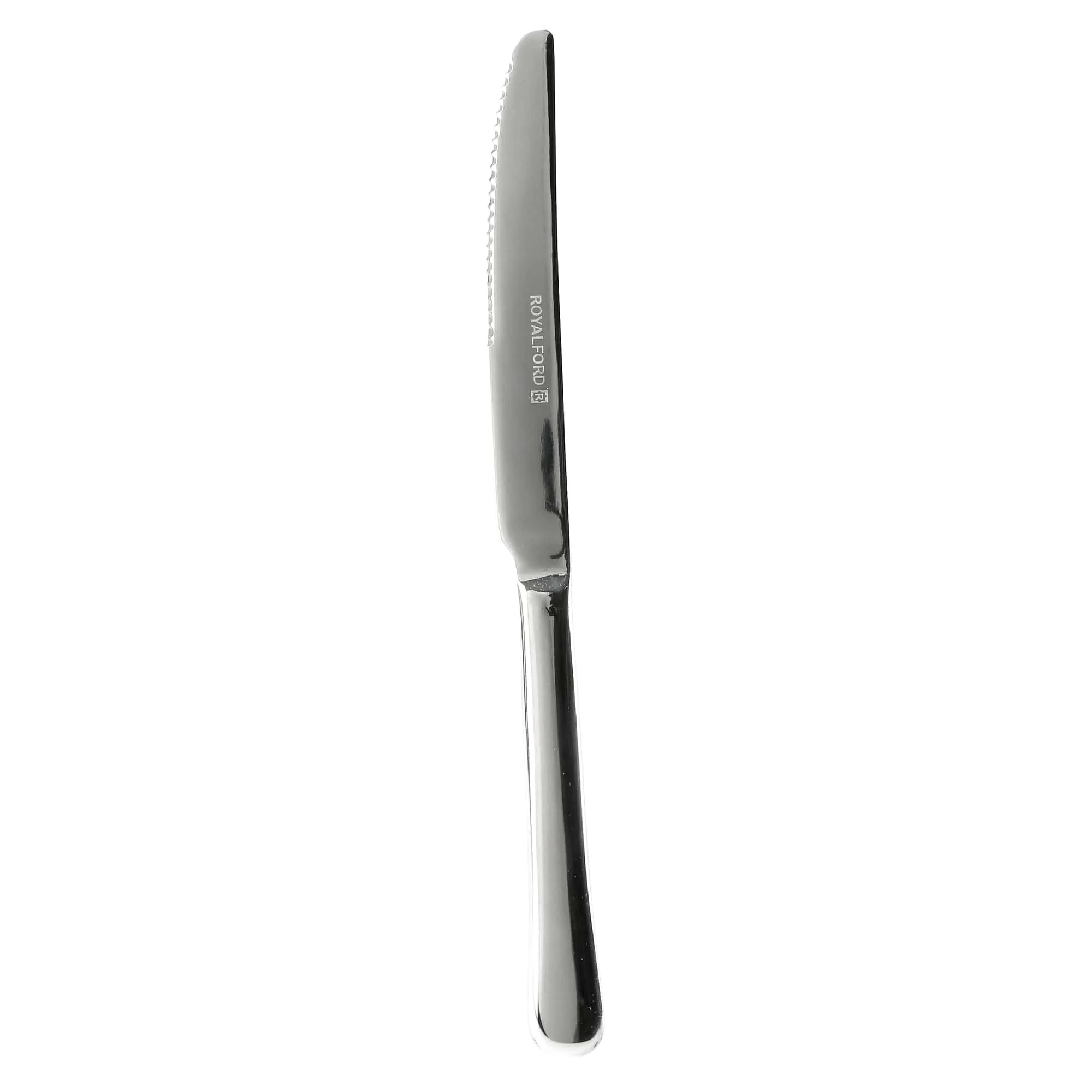Royalford RF8672 Stainless Steel Dinner Knife Set | 2 Pcs Mirror Finish Dishwasher Safe Table Knives | High Grade Steel Ergonomic Design | Durable Stain Resistant Cutlery - Image 4