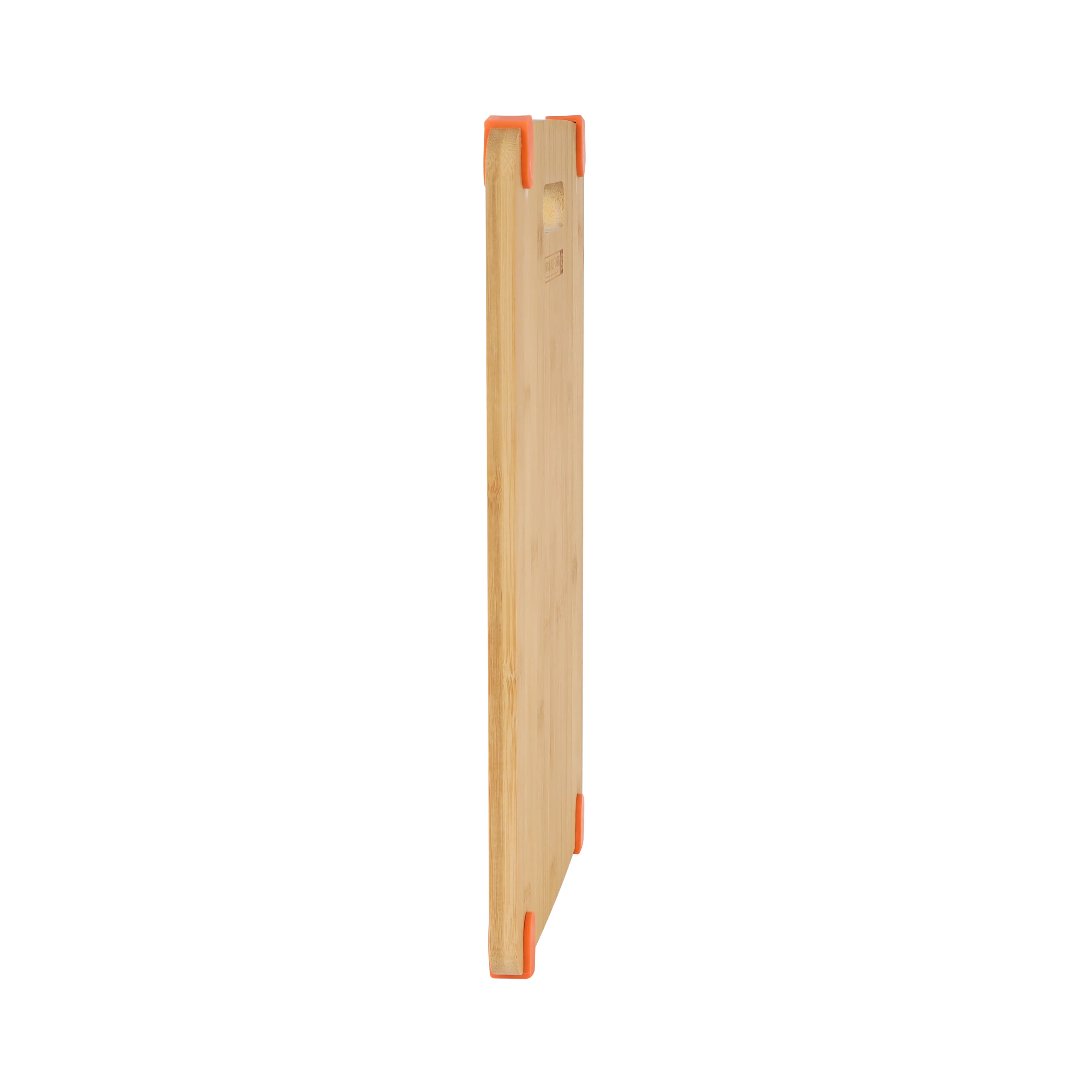 Royalford RF8686 Bamboo Cutting Board | Organic Eco-Friendly Kitchen Chopping Board | Anti-Slip Corners | Built-In Handle & Durable Natural Bamboo for Daily Use - Image 3