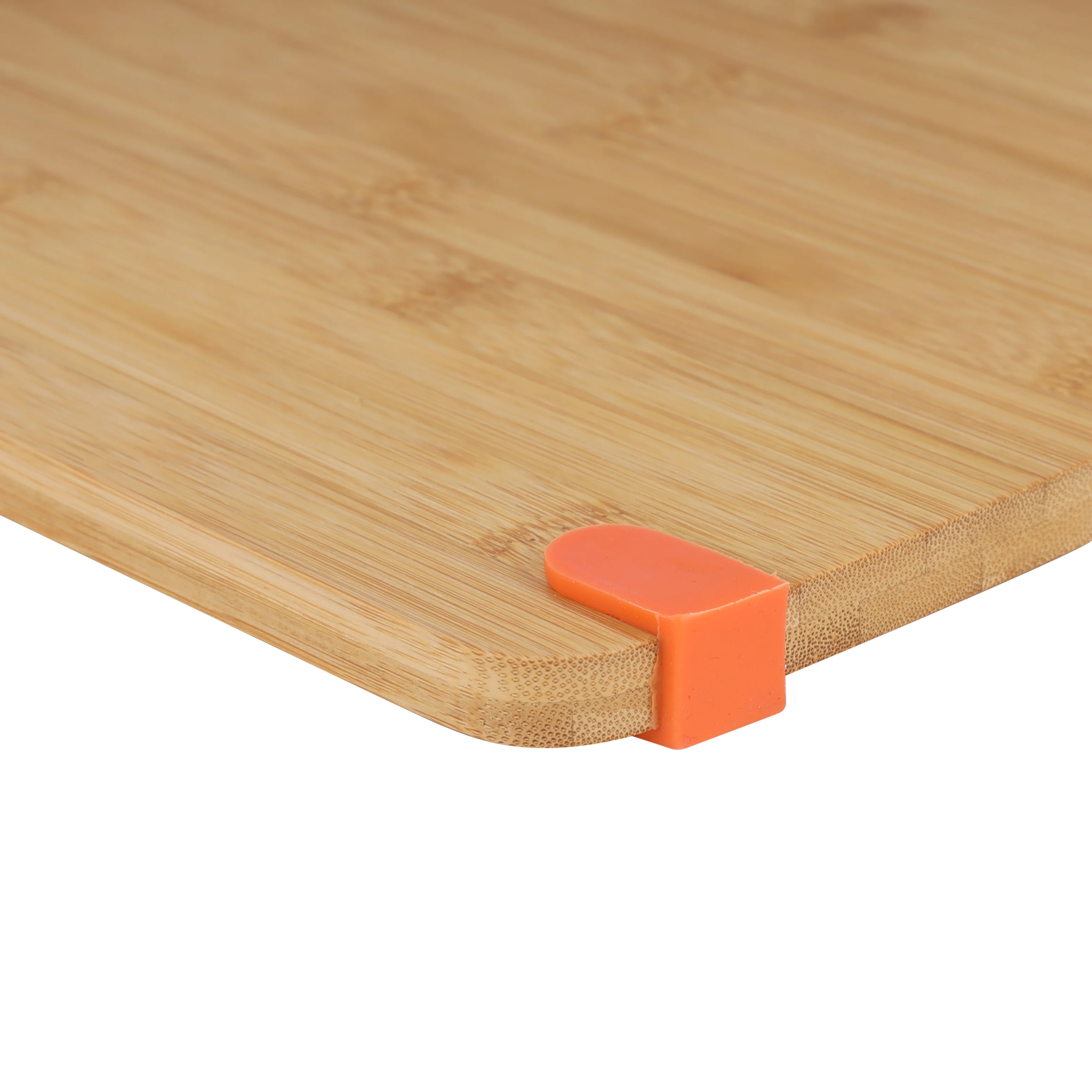 Royalford RF8686 Bamboo Cutting Board | Organic Eco-Friendly Kitchen Chopping Board | Anti-Slip Corners | Built-In Handle & Durable Natural Bamboo for Daily Use - Image 5