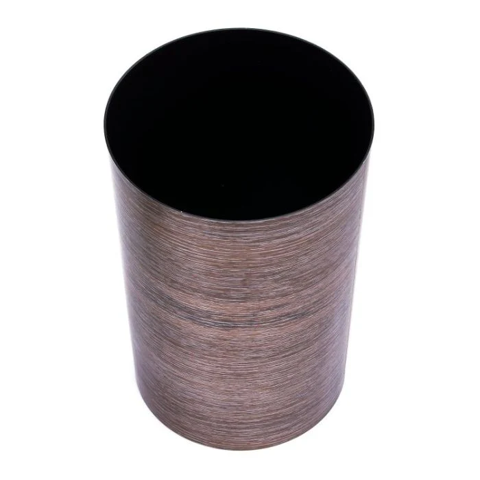 Royalford RF8693 8L Dust Bin - Swing top Lid, Durable Design, Unique Wood Finishing and Polymer Material - Trash Bin Perfect for Home or Office Use - Easy to Clean, Smooth Polishing Surface & Stylish Design - Image 5