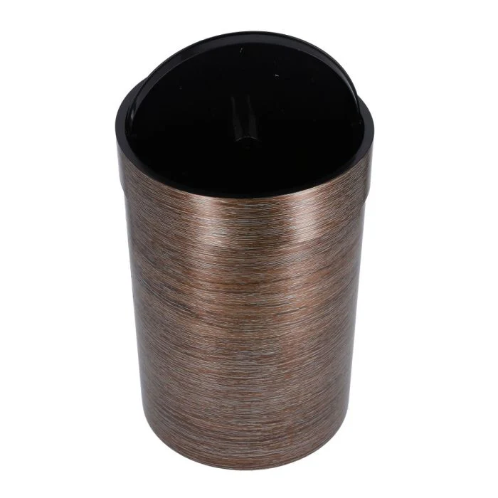 Royalford RF8693 8L Dust Bin - Swing top Lid, Durable Design, Unique Wood Finishing and Polymer Material - Trash Bin Perfect for Home or Office Use - Easy to Clean, Smooth Polishing Surface & Stylish Design - Image 6