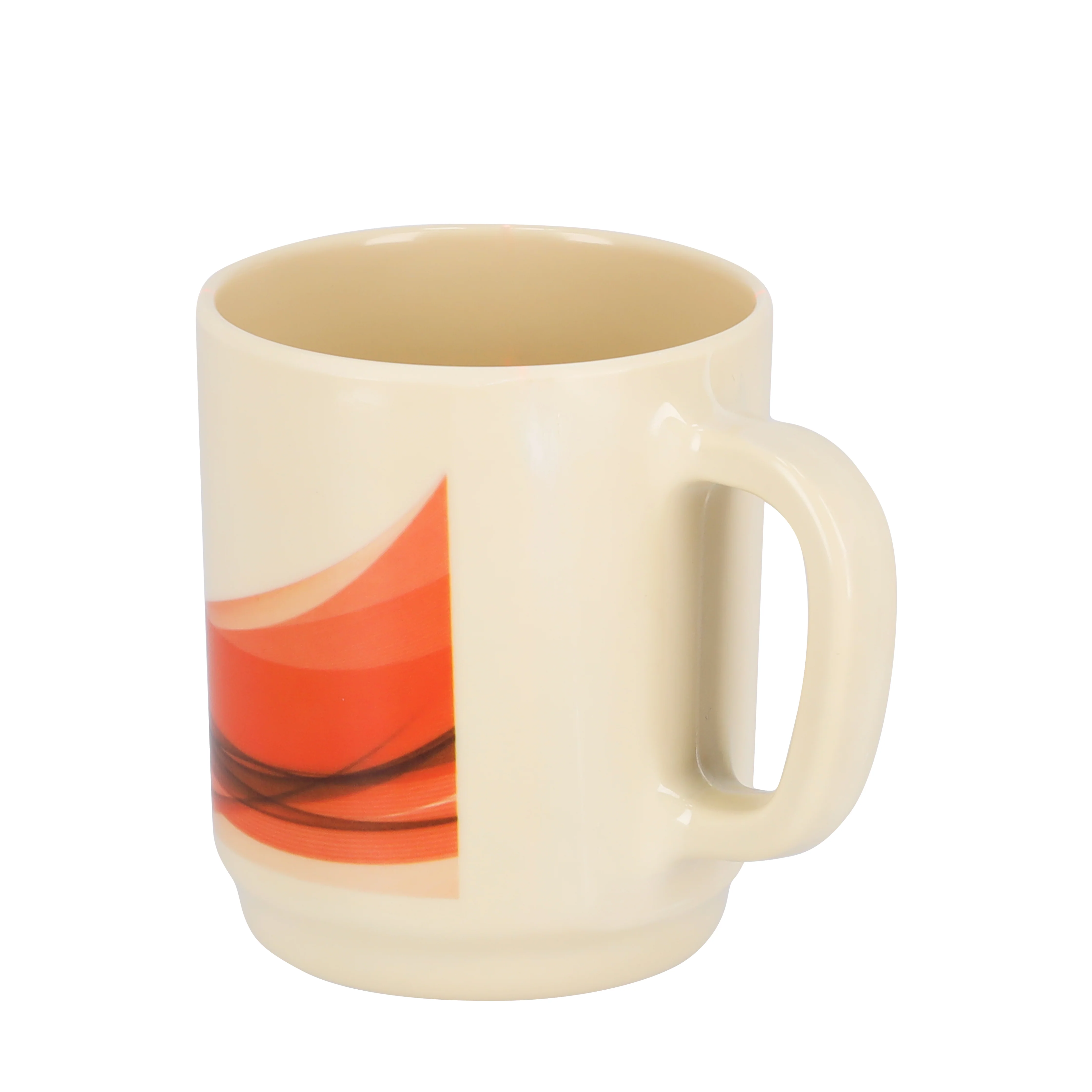 Royalford RF8699 Melamine Handle Cup | Durable Lightweight Tea & Coffee Mug | Perfect for Daily Use at Home, Office, Hotel & Café with Comfortable Easy Grip Handle - Image 2