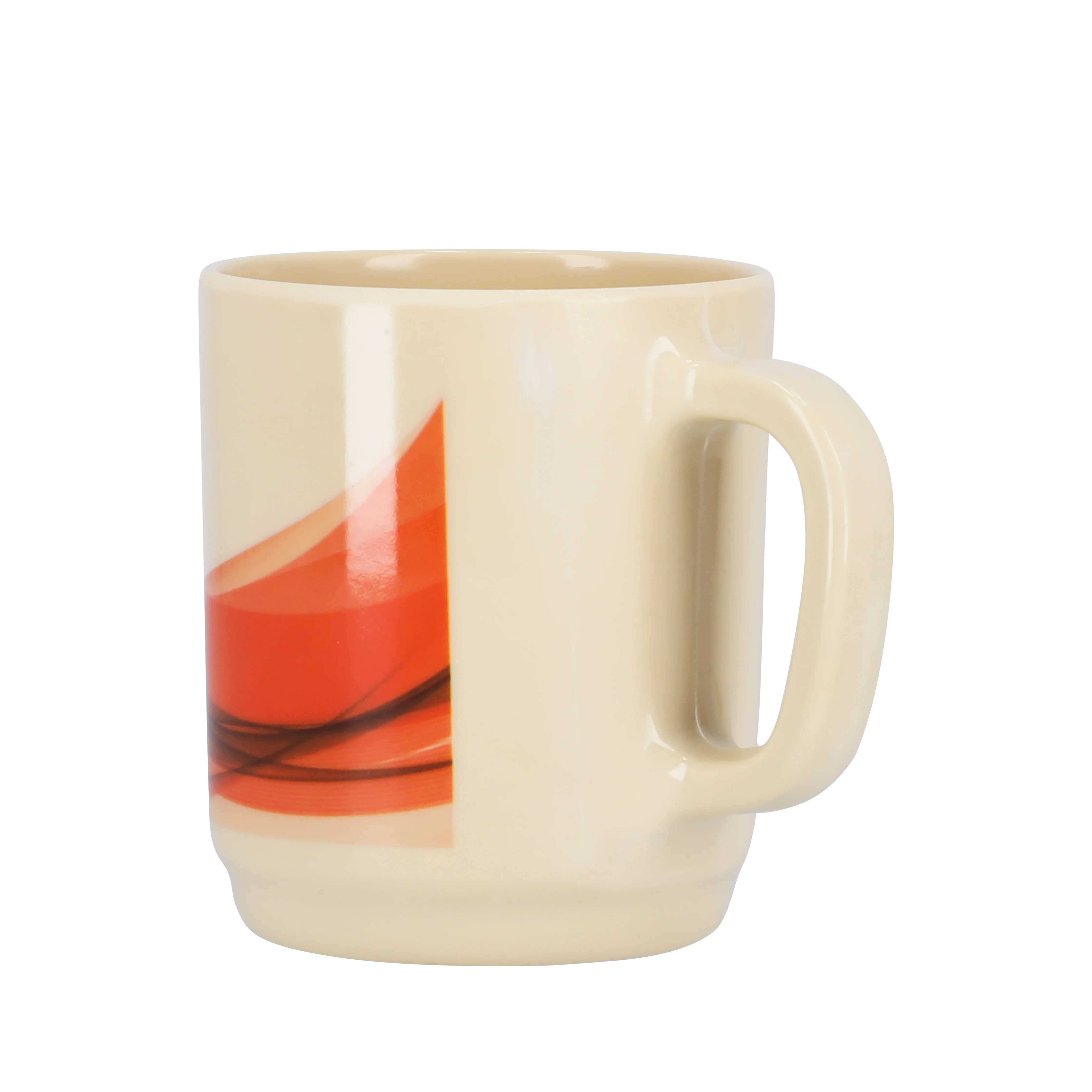 Royalford RF8699 Melamine Handle Cup | Durable Lightweight Tea & Coffee Mug | Perfect for Daily Use at Home, Office, Hotel & Café with Comfortable Easy Grip Handle - Image 3