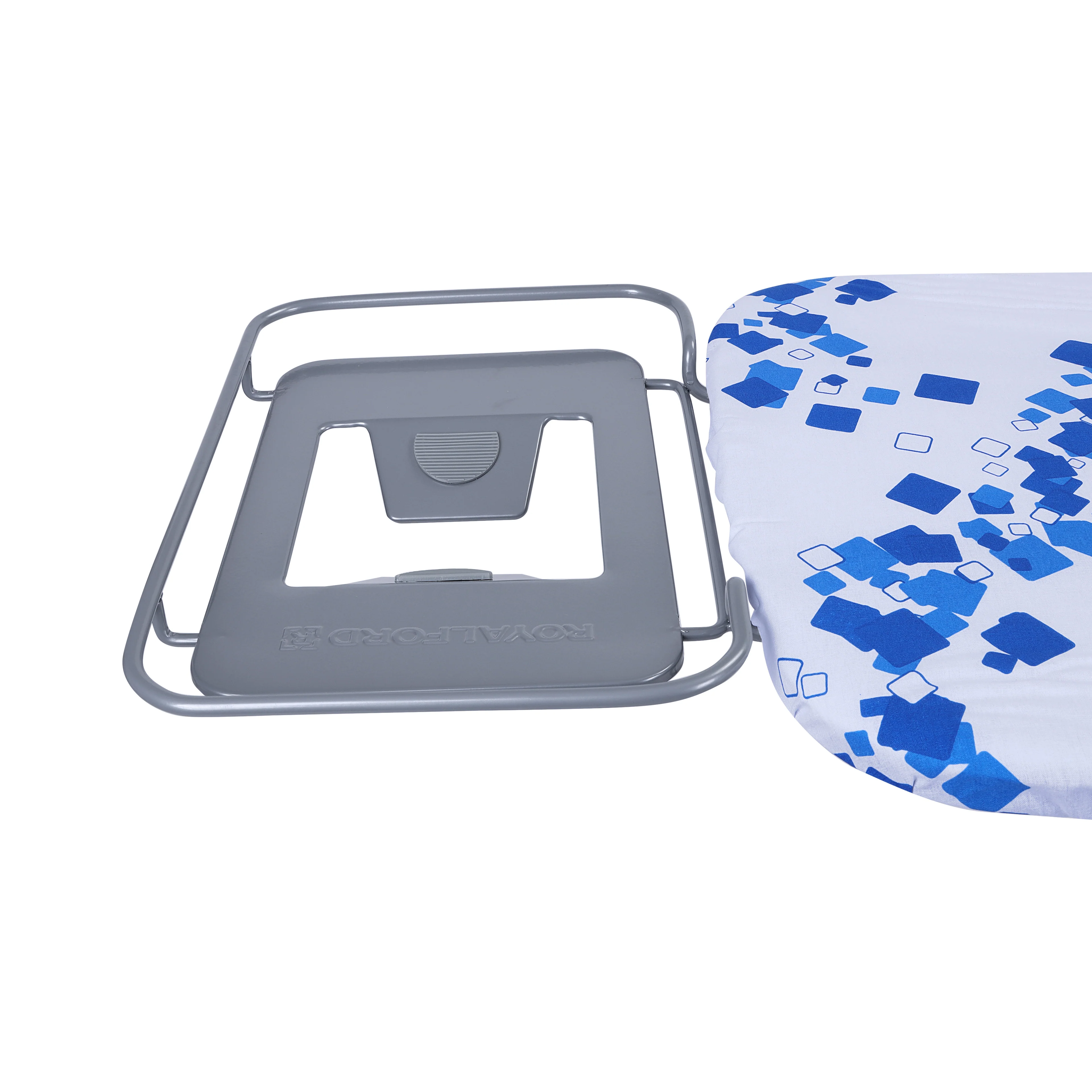 Royalford RF8735 Ironing Board with Height Adjustment | Foldable Steam Iron Board | Cotton Cover| 7mm Foam Padding| Stable Legs & Easy Storage for Home Laundry Use - Image 5