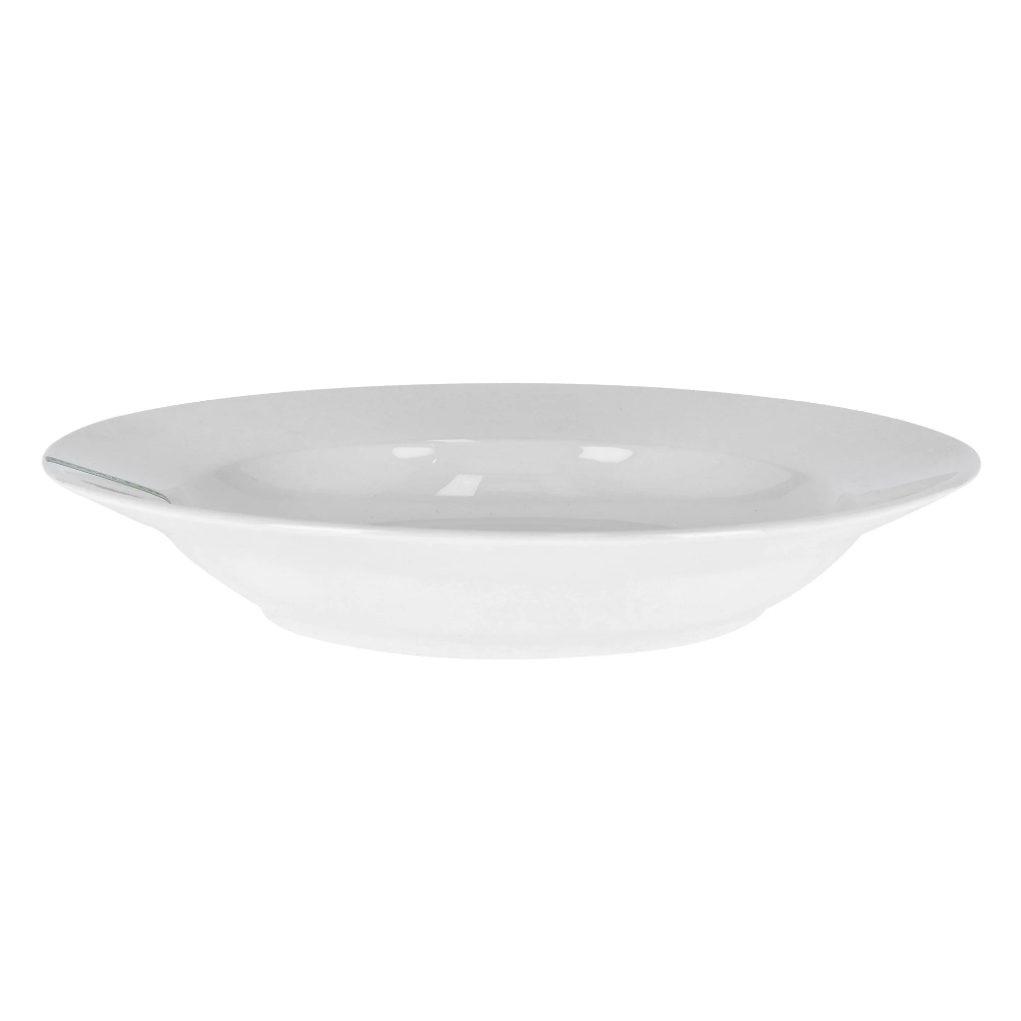 Royalford RF8760 10 Inch Porcelain Round Deep Plate | Classic White Large Deep Plate for Curries, Pasta, Rice Dishes, Noodles & Family Dining Use at Home or Restaurants - Image 3