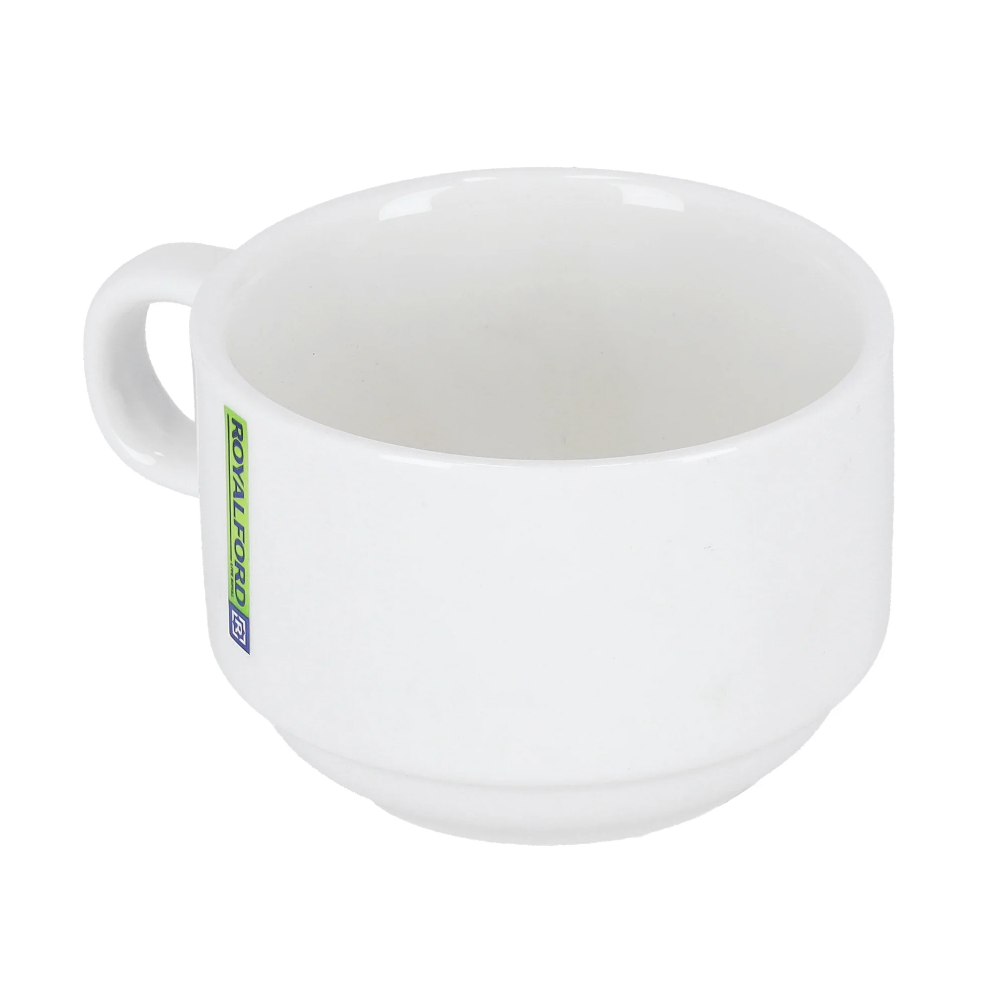 Royalford RF8769 Porcelain Coffee Cup |150ml Elegant White Tea and Coffee Cup | Durable Glazed Finish |  Perfect for Home Hotel, Café, Restaurant and Office  Use - Image 3