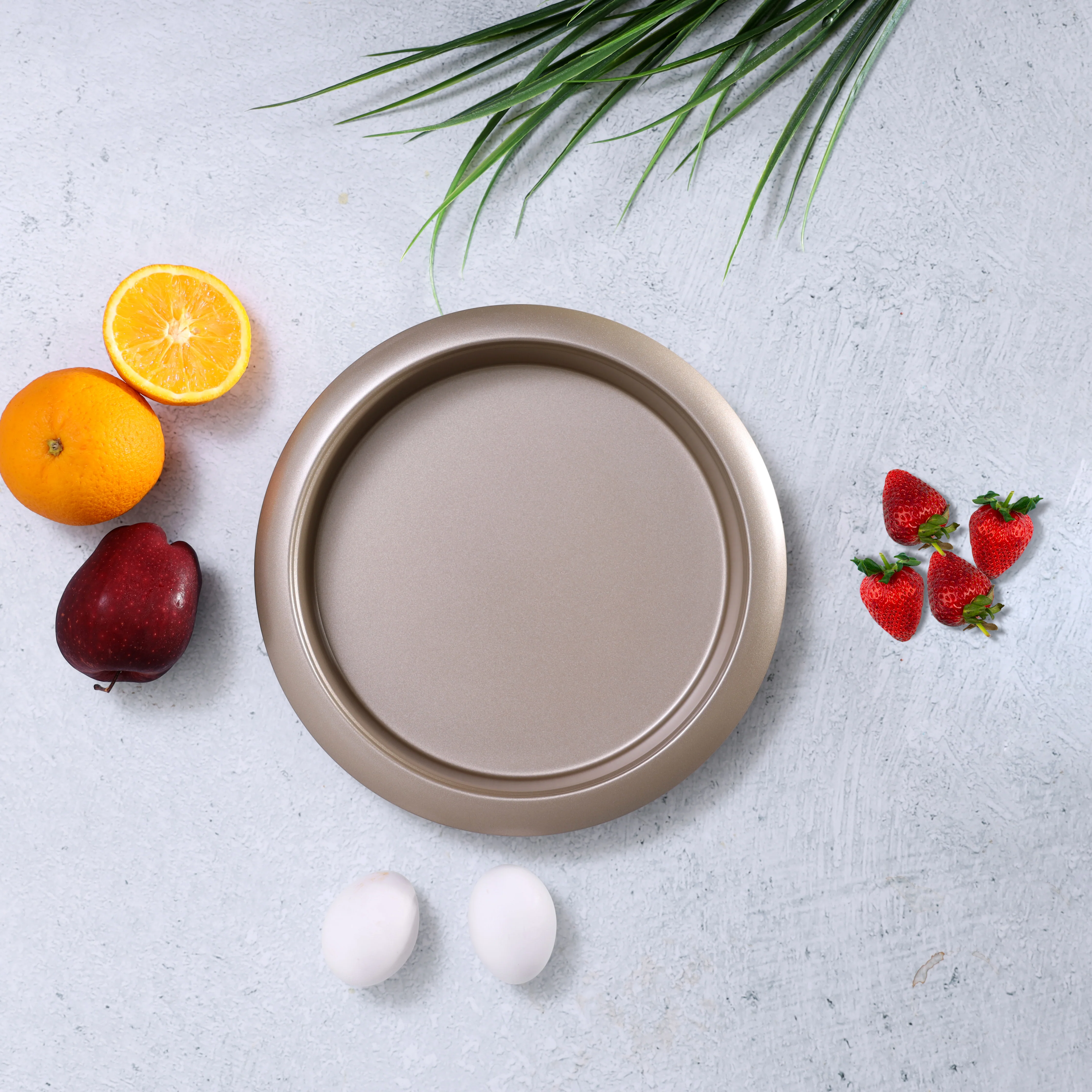 Royalford RF8789 Round Baking Pan | 27cm Size |Premium Non-Stick Oven Safe Cake Pan for Even Heat Distribution | Easy Food Release | 0.5mm Thickness| Eco Friendly Design - Image 2