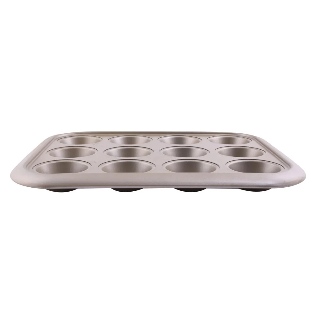 Royalford RF8793 12 Cups Muffin Pan | Premium Non-Stick Oven Safe Bakeware Tray for Cupcakes, Muffins Etc | Even Heat Distribution | Easy Food Release Durable Baking Pan - Image 4