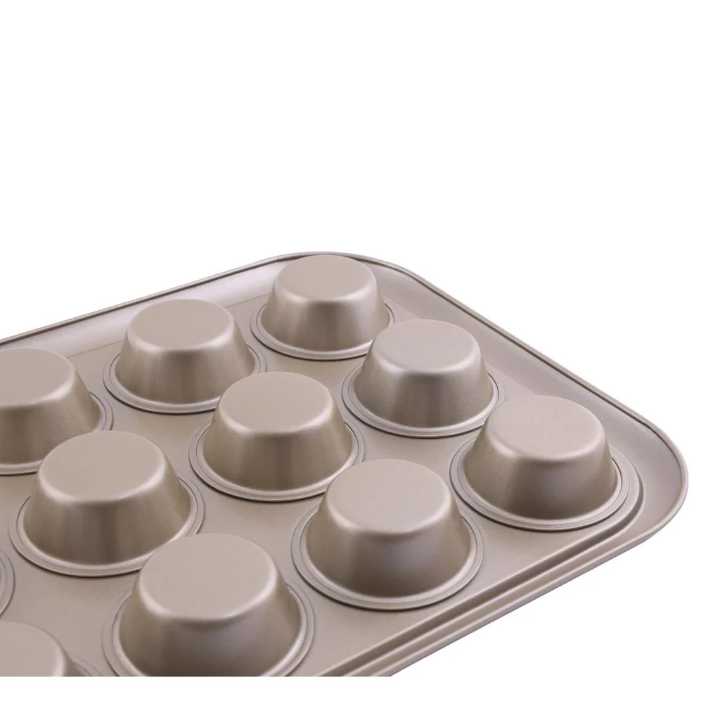Royalford RF8793 12 Cups Muffin Pan | Premium Non-Stick Oven Safe Bakeware Tray for Cupcakes, Muffins Etc | Even Heat Distribution | Easy Food Release Durable Baking Pan - Image 5