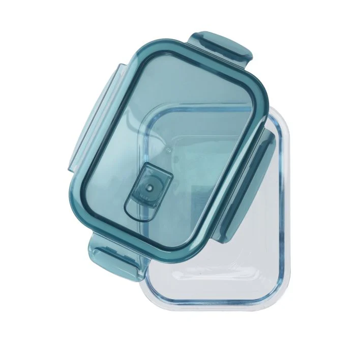Royalford RF8811 Glass Food Container 640ml | Heat Resistant Borosilicate Glass Storage Box | Airtight Leak Proof Lid | For Meal Preparation, Lunch Storage & Home Use - Image 3