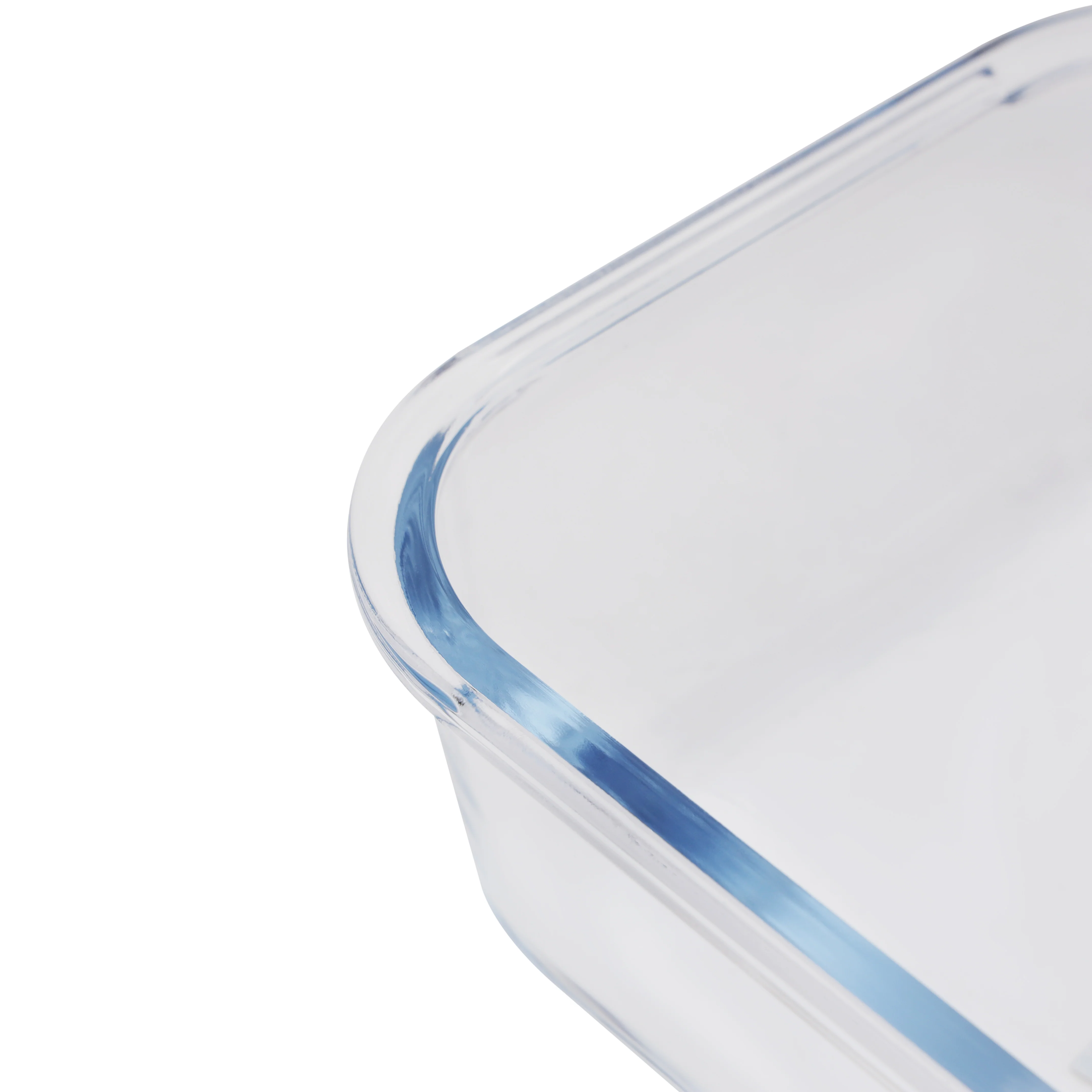 Royalford RF8816 1000ml Airtight Borosilicate Glass Container with Divider | Oven Safe Food Storage Box | Heat Resistant Spill Proof Microwave, Freezer & Dishwasher Safe - Image 5