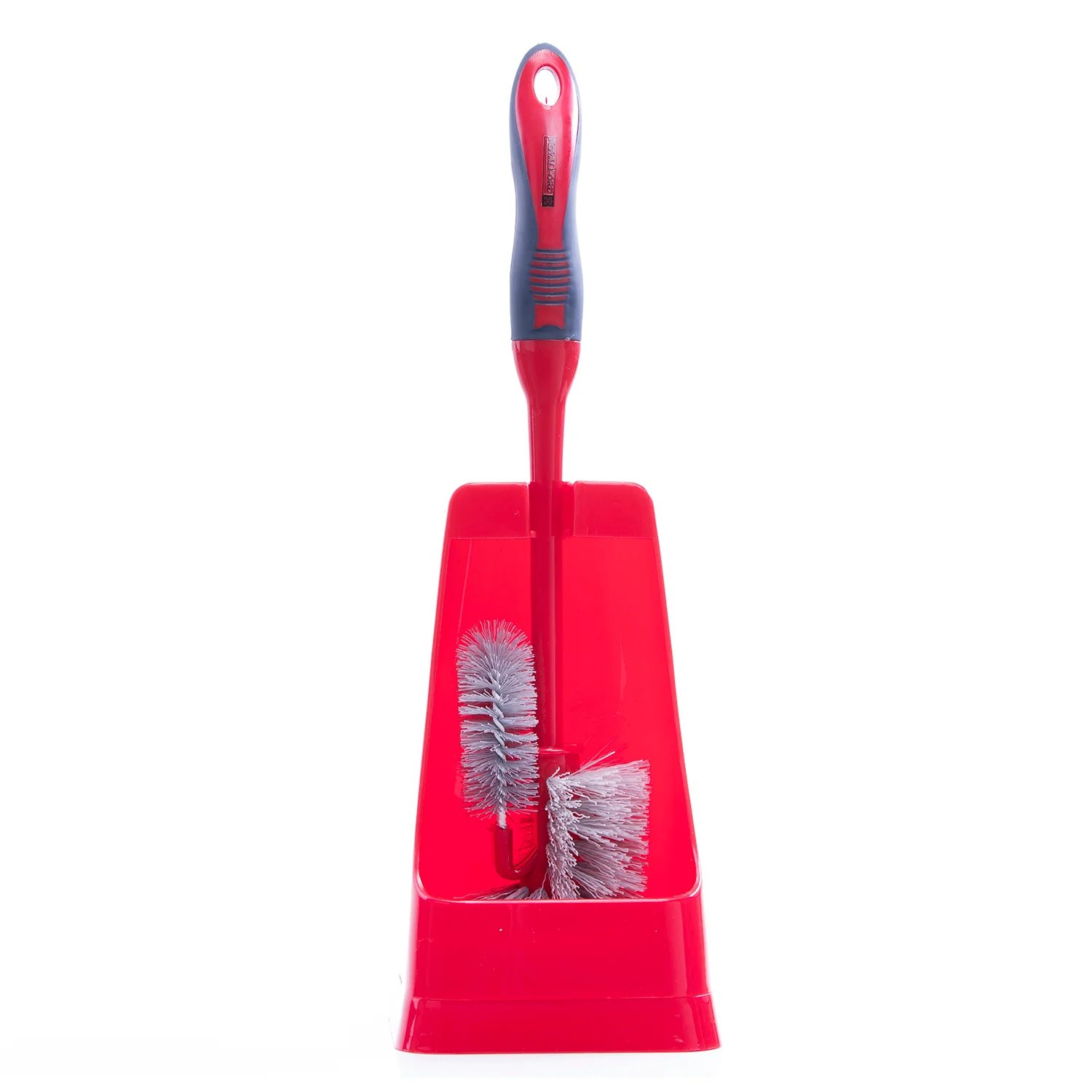 Royalford RF8834 One Click Series Toilet Brush | Holder Easy Clean Durable Bathroom Cleaning Brush | Ergonomic Handle Strong Bristles Hygienic Stand for Daily Toilet Use - Image 2