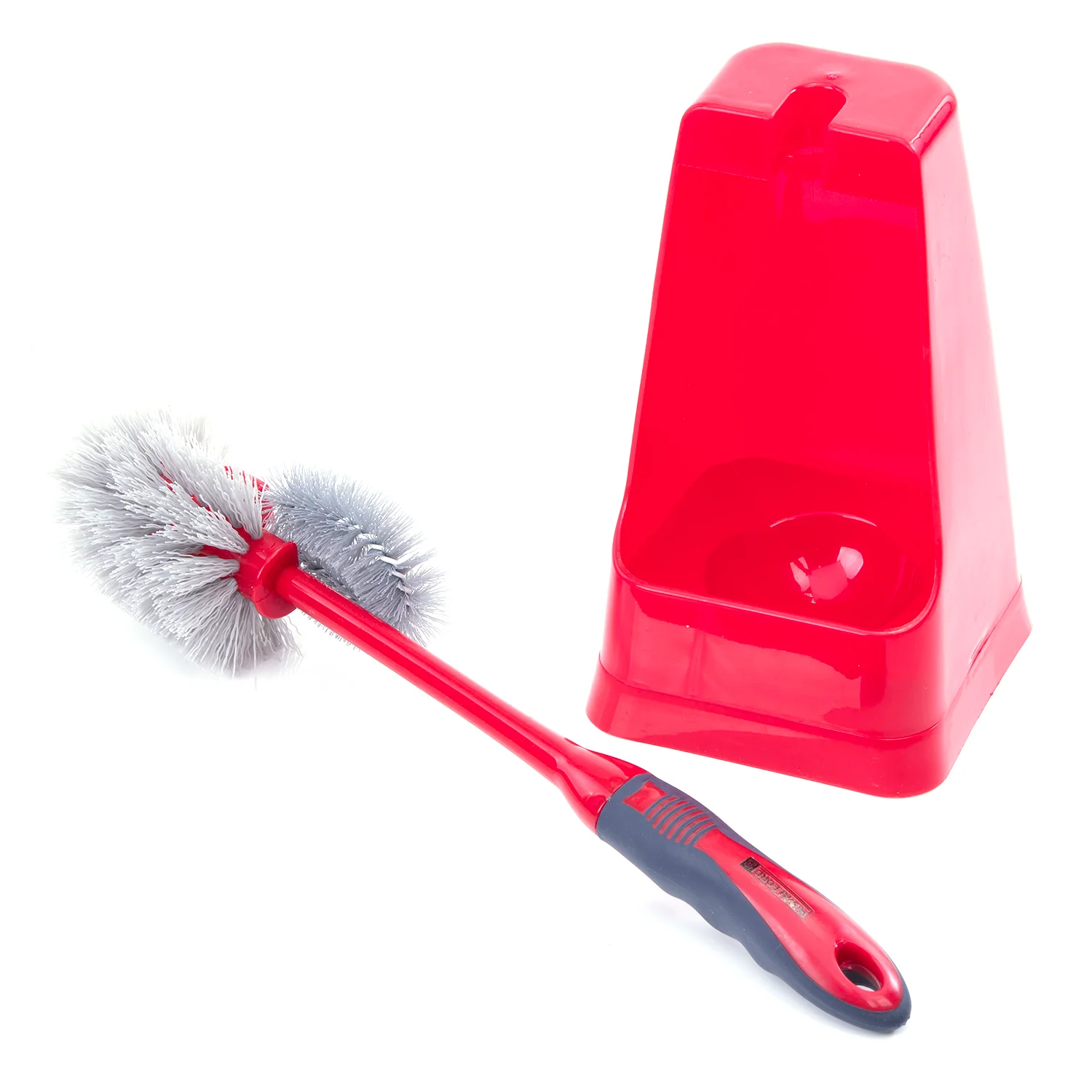 Royalford RF8834 One Click Series Toilet Brush | Holder Easy Clean Durable Bathroom Cleaning Brush | Ergonomic Handle Strong Bristles Hygienic Stand for Daily Toilet Use - Image 3