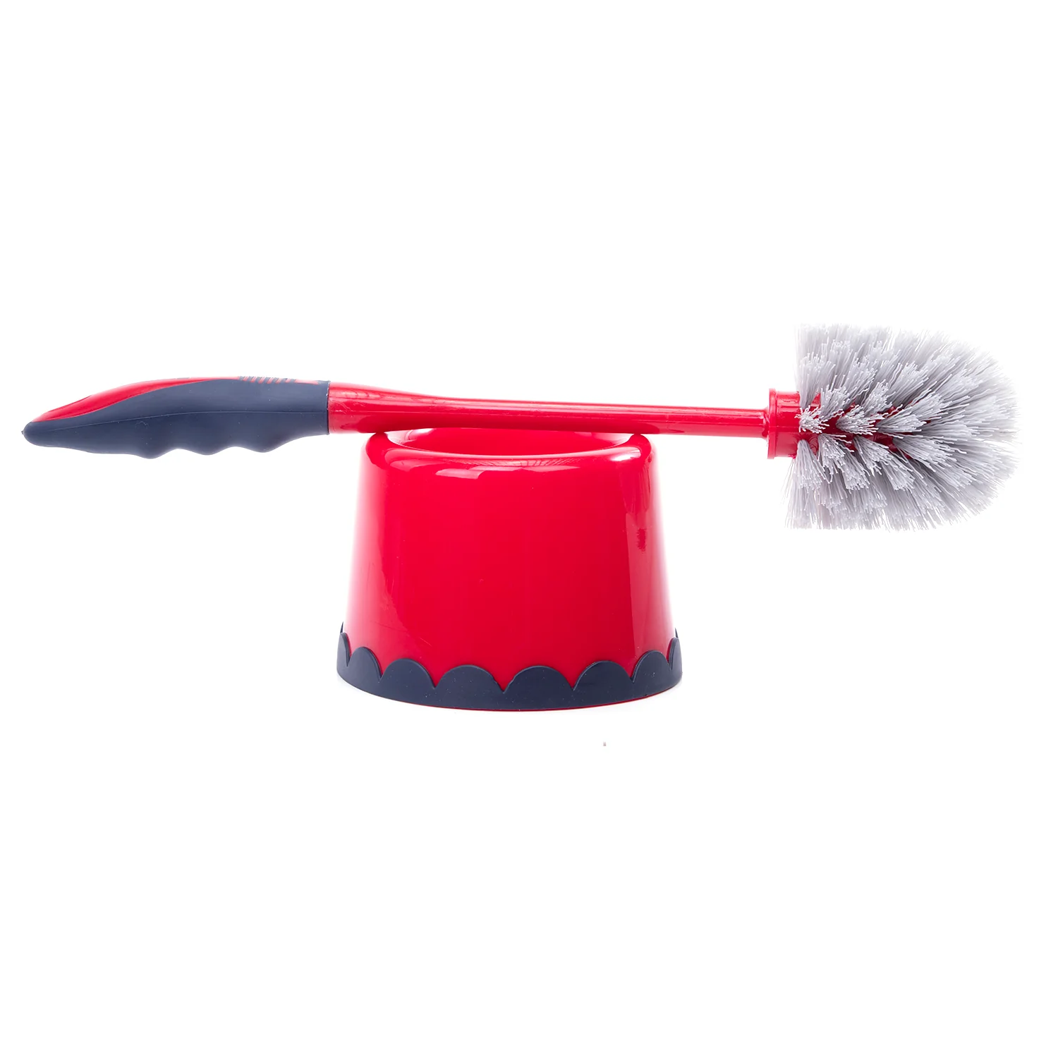 Royalford RF8835 Toilet Brush | One Click Series Easy Clean Toilet Brush | Comfortable Handle for Clearing Clogged Toilets and Drains for Home and Office Bathroom Use - Image 2