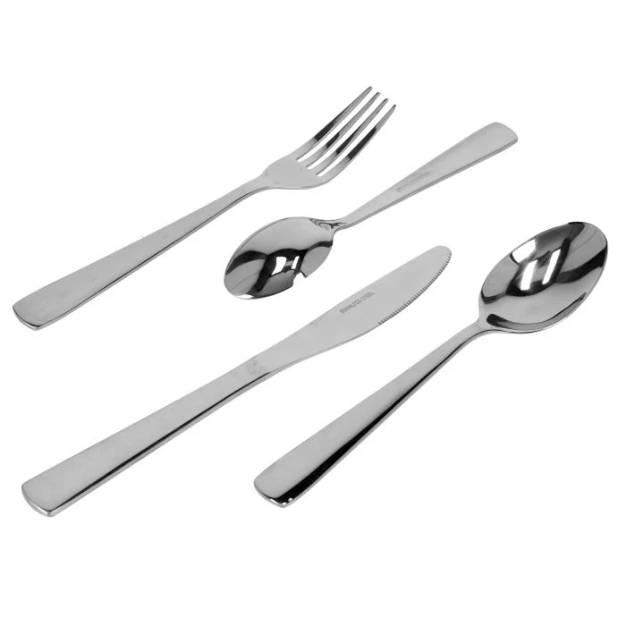 Royalford RF8894 Deluxe London Cutlery Set, 24-Piece, 15 Year Guarantee, Stainless Steel, Dinner Cutlery Utensil Set - Image 3