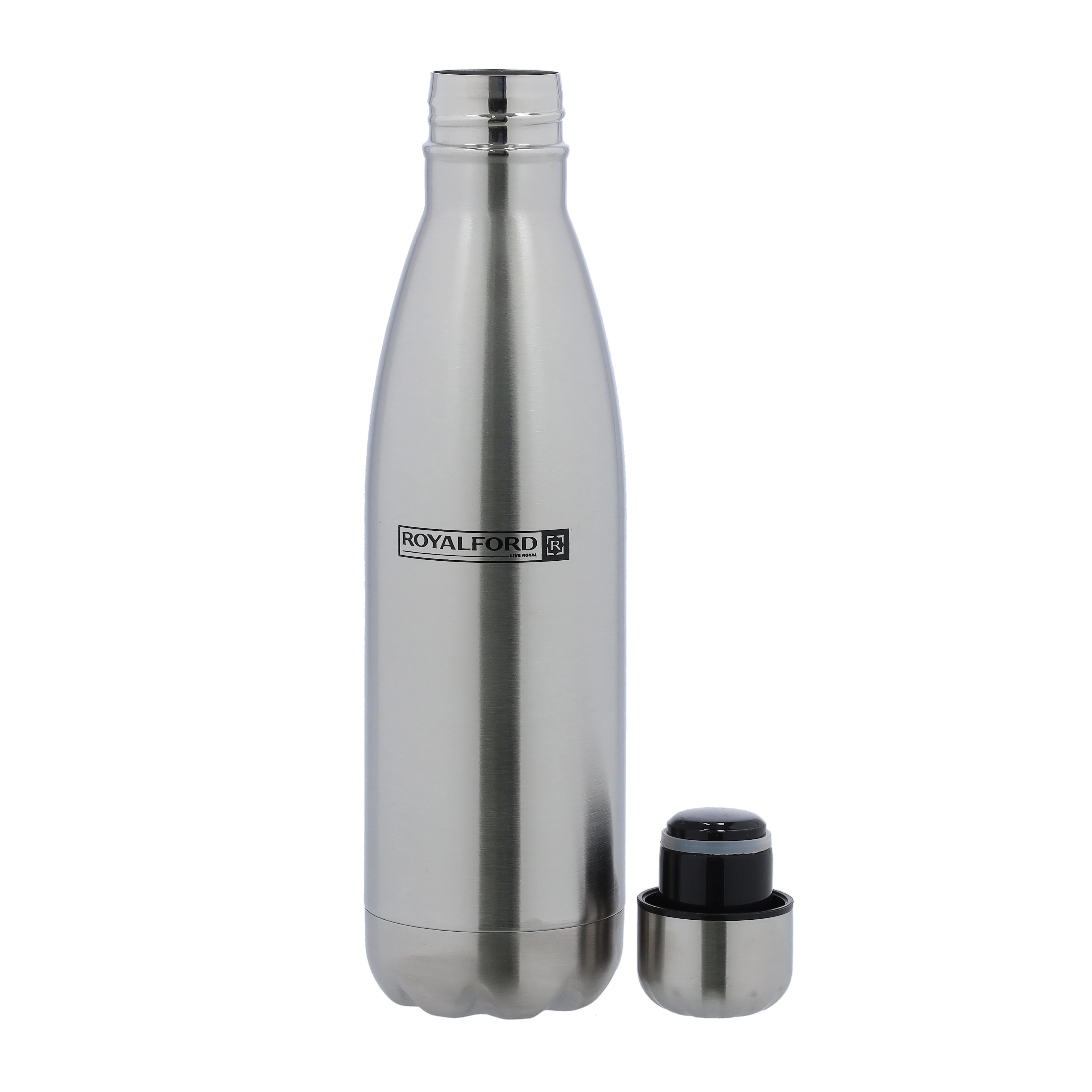 Royalford RF8899SL Stainless Steel Water Bottle 750ML|304 Food Grade Reusable Drinking Bottle for Home, Office, School  &  Daily Hydration Friendly |Leak Proof Design - Image 2