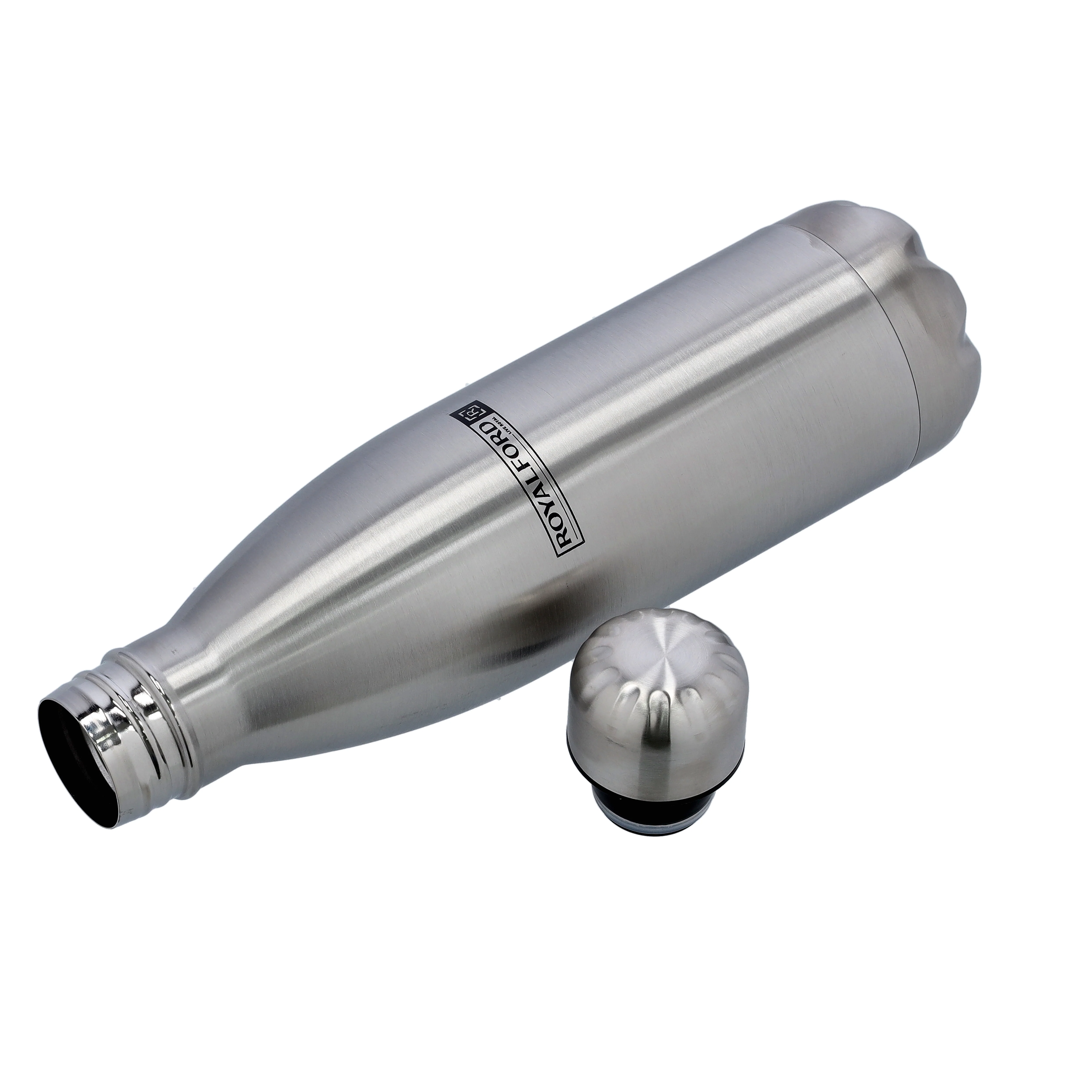 Royalford RF8899SL Stainless Steel Water Bottle 750ML|304 Food Grade Reusable Drinking Bottle for Home, Office, School  &  Daily Hydration Friendly |Leak Proof Design - Image 3