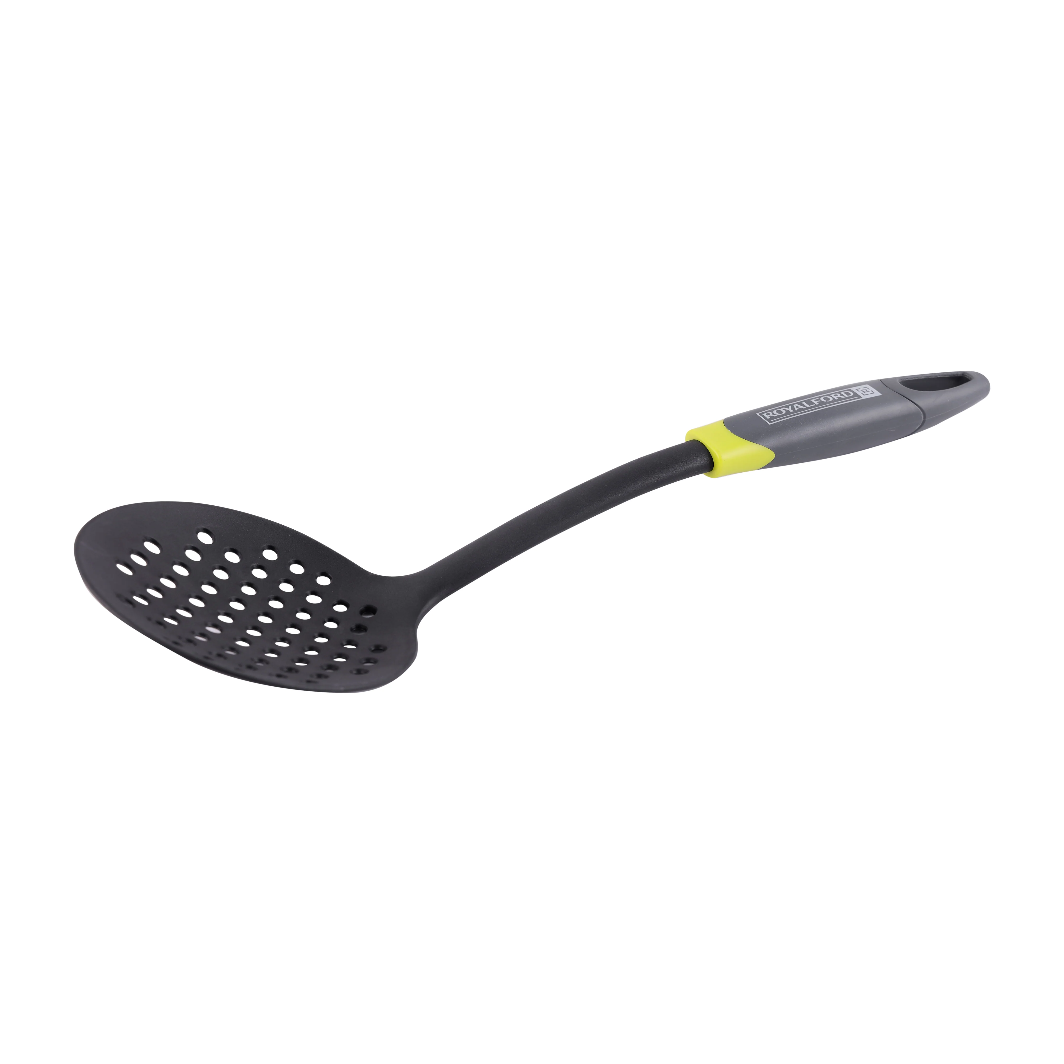 Royalford RF8907 Nylon Skimmer | Ergonomic ABS Handle | Heat Resistant Dishwasher Safe Skimmer for Frying, Straining, Lifting Food and Everyday Non Stick Cookware Use - Image 3