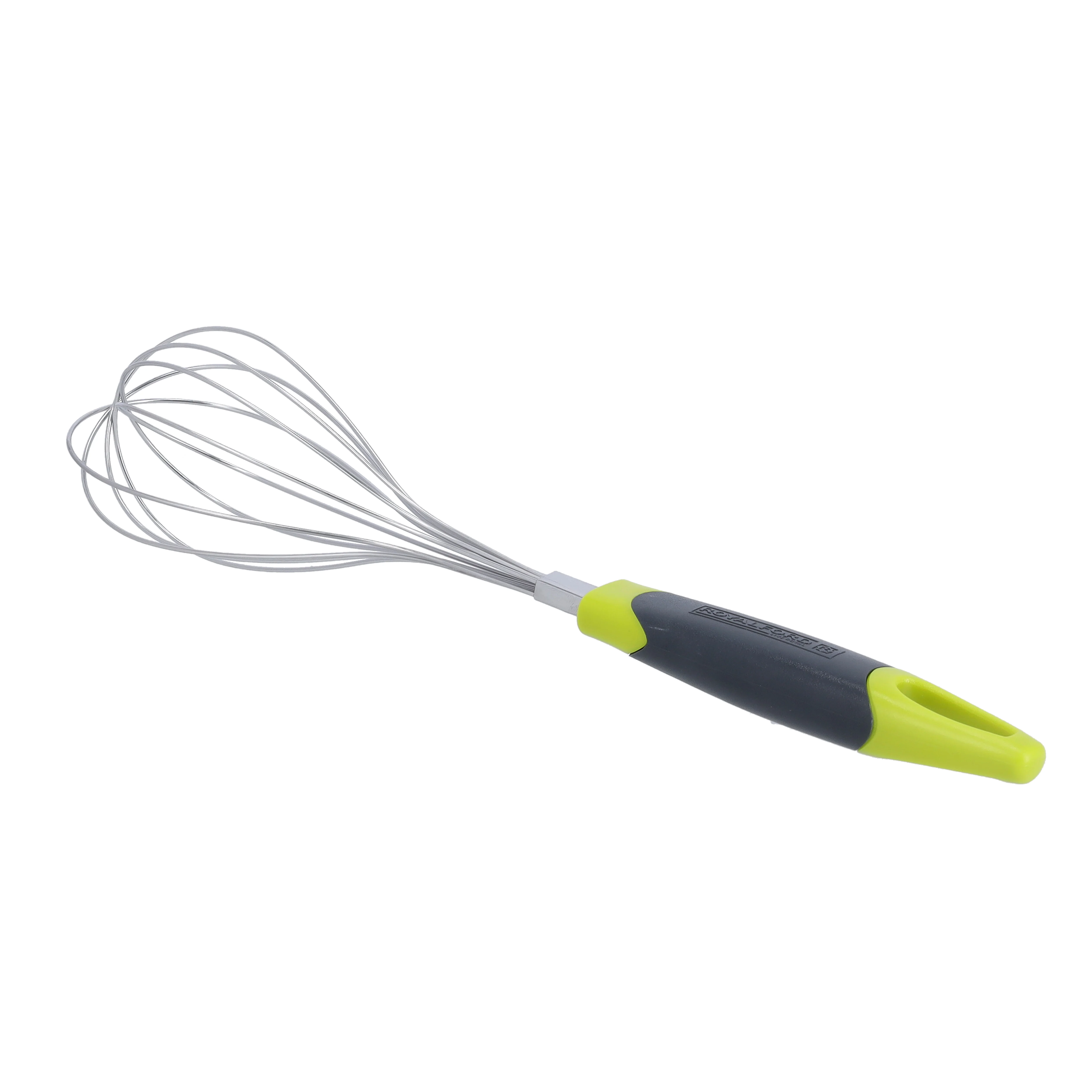 Royalford RF8918 Stainless Steel Whisk | Ergonomic ABS Handle| Durable Rust Resistant Wires | Non Slip Grip | Easy Manual Mixing & Beating Tool for Eggs, Batter Etc - Image 2