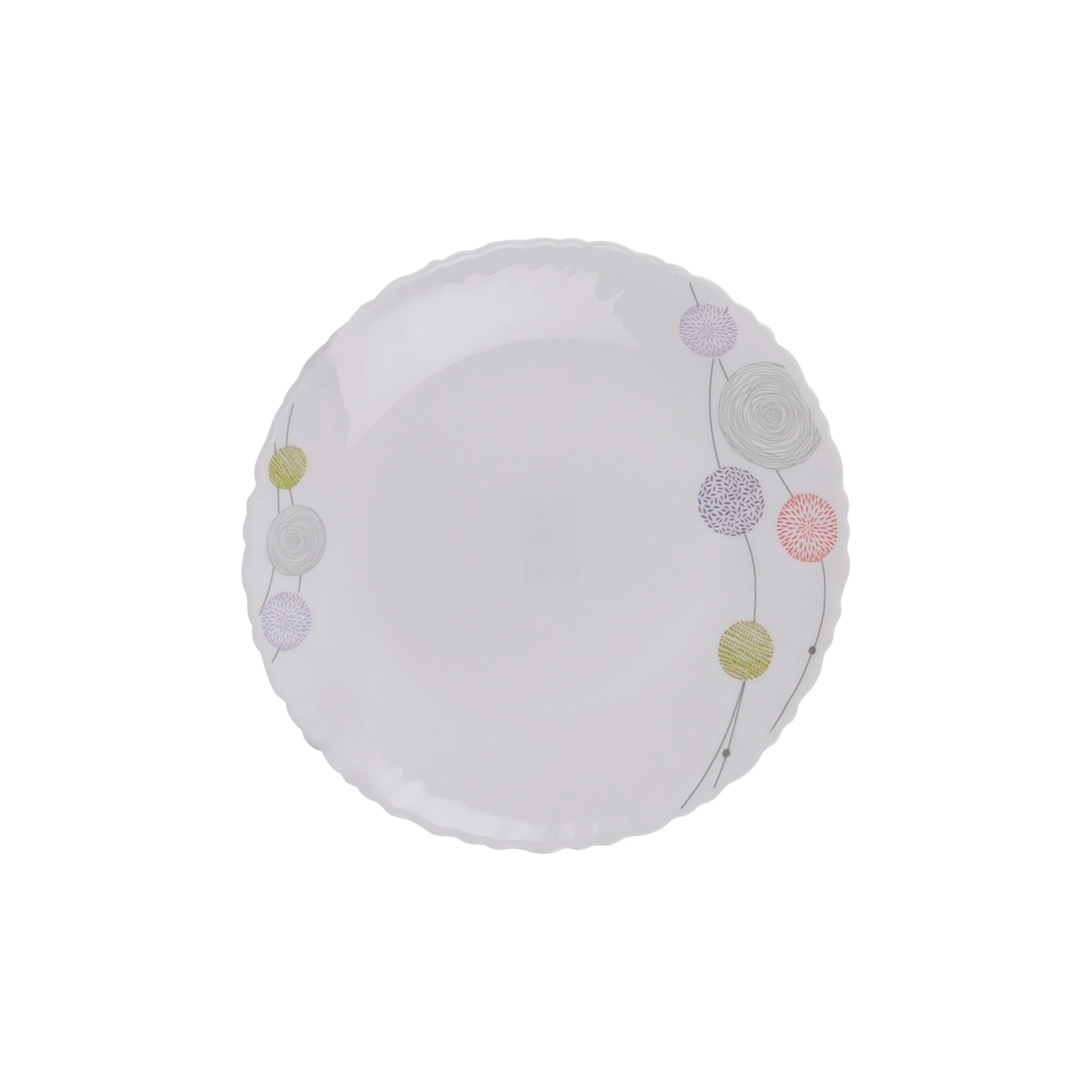 Royalford RF8984 Opalware Dinner Set 34Pcs | Elegant Floral Design Dining Collection | Lightweight| Chip-Resistant Opal Glass Plates & Bowls |Freezer-Safe Tableware Set - Image 5