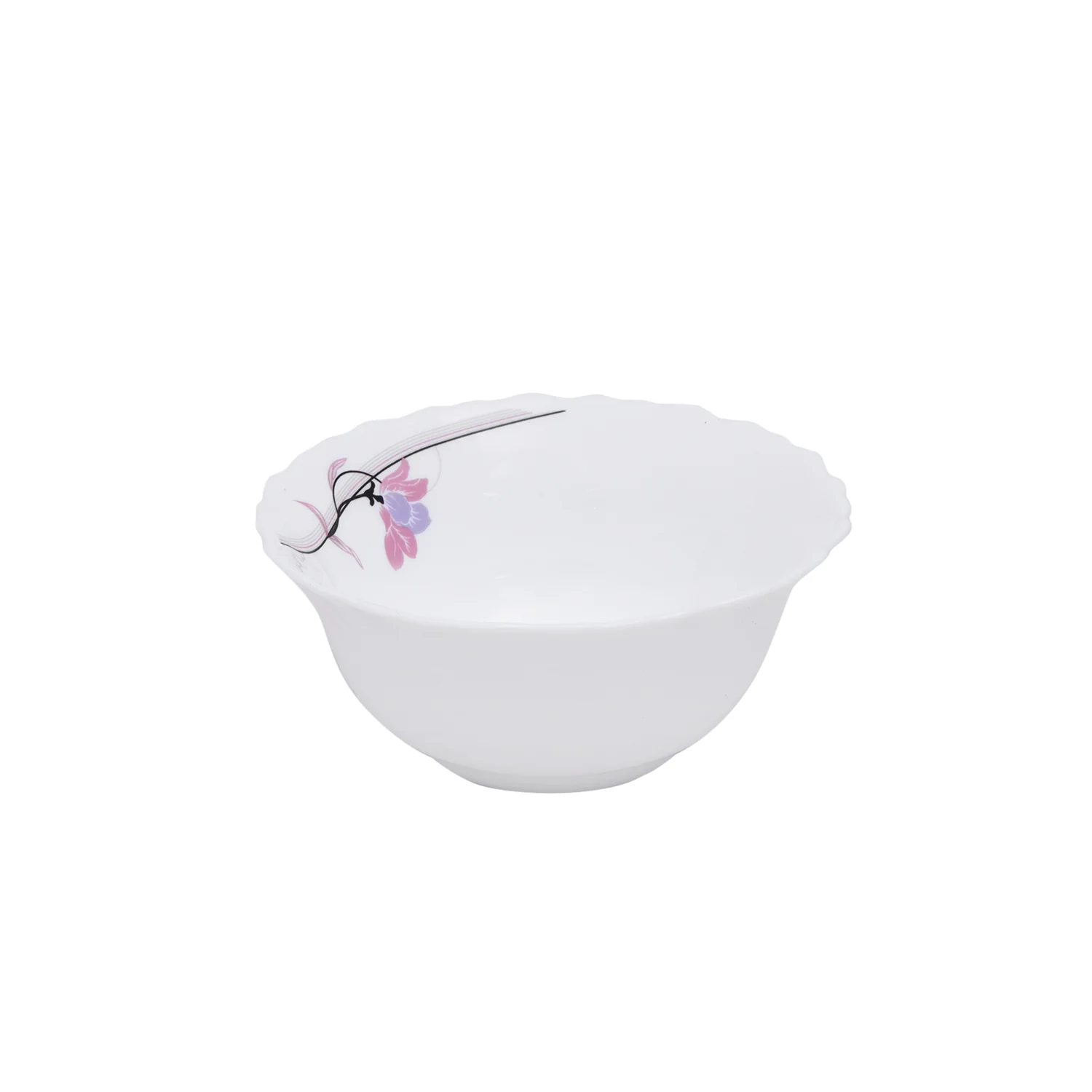 Royalford RF8986 34 Pcs Opalware Dinner Set | Premium Floral Designed Tableware Collection  | Lightweight, Chip-Resistant Plates & Bowls| Durable & Elegant Serveware Set - Image 5