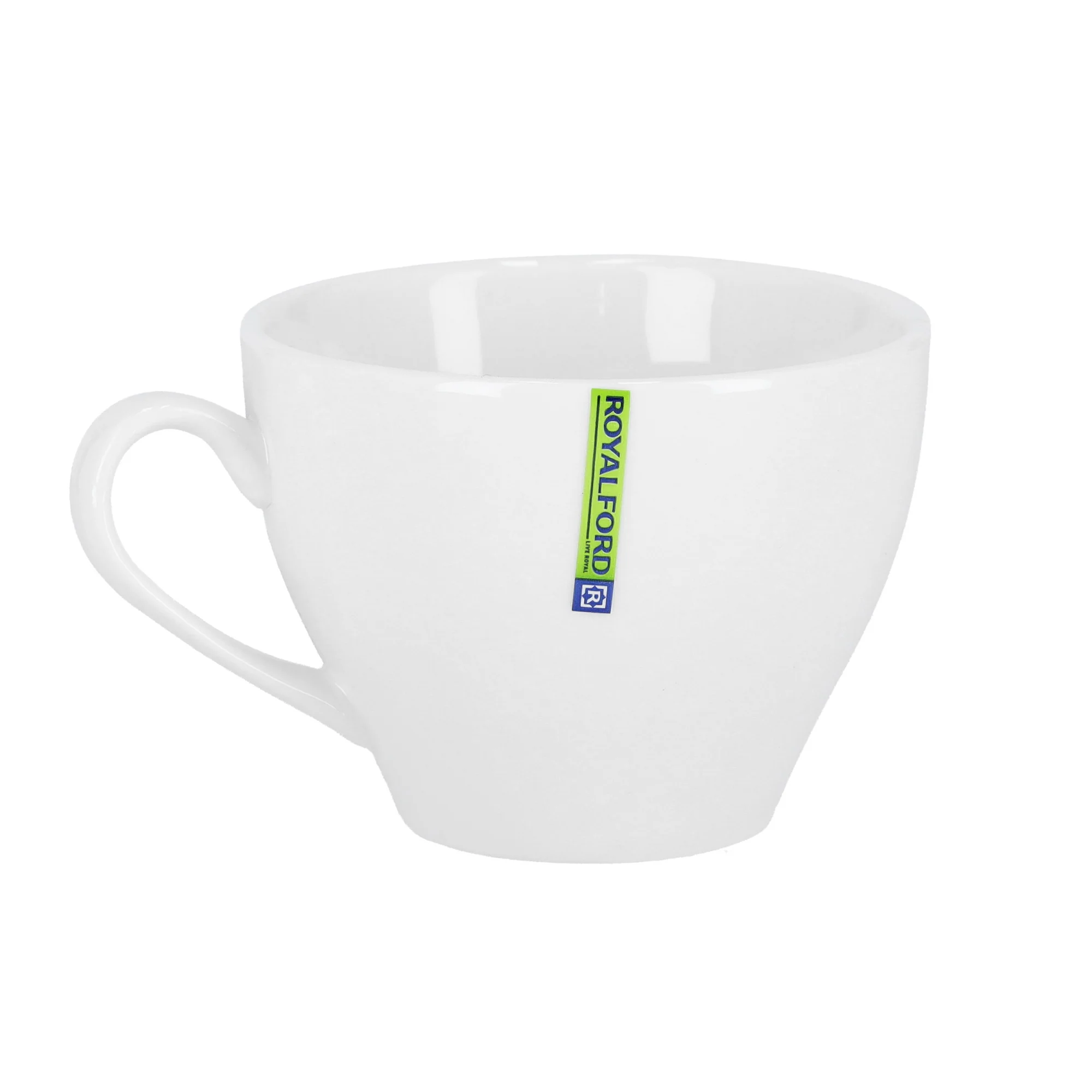 Royalford RF9258 Magnesia Cup & Saucer |  2PCS Porcelain Tea Coffee Set |  Smooth Glossy Finish |  Non Toxic Food Safe |  Durable Design for Home, Office &  Café Use - Image 2