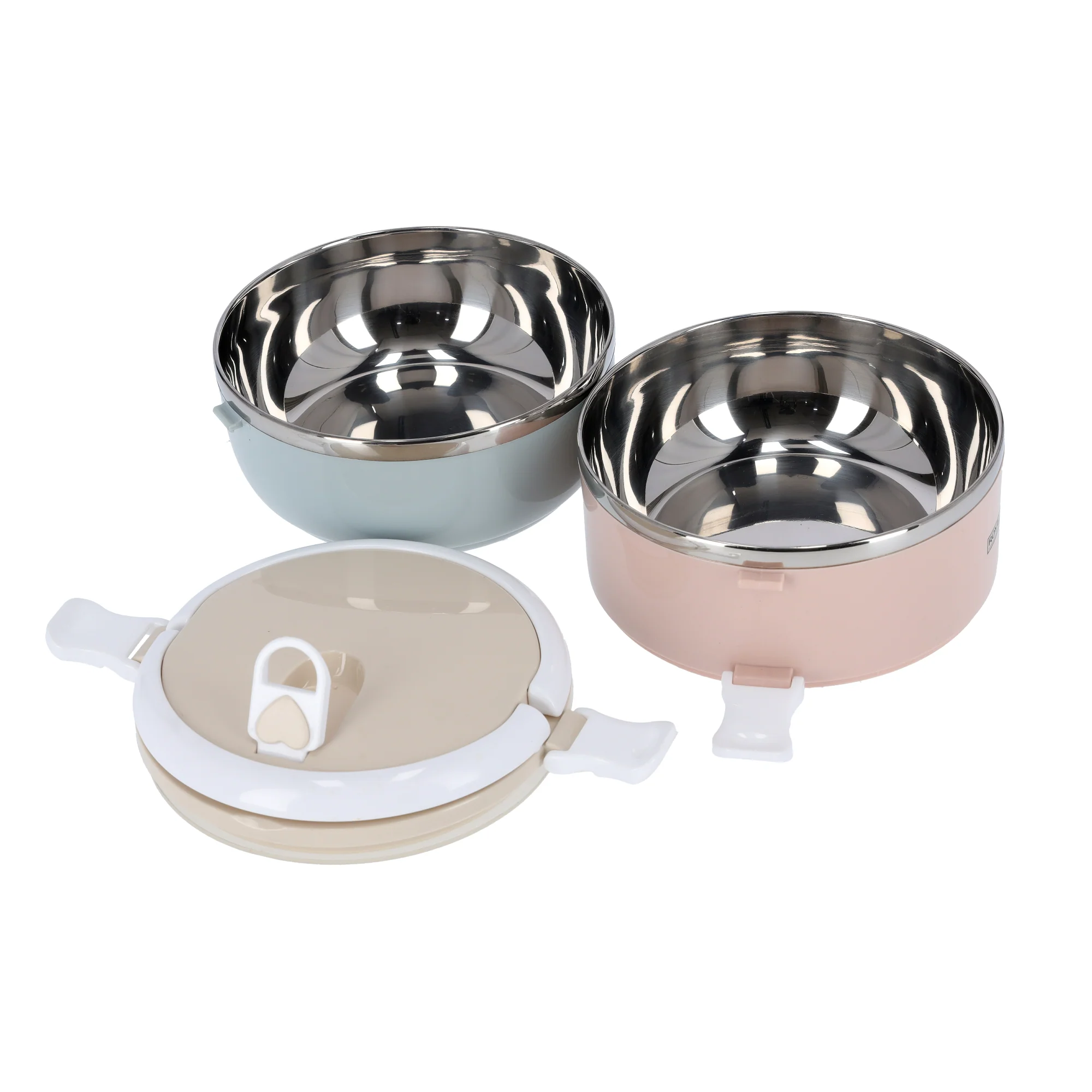 Royalford RF9294 Two-Layer Lunch Box 1400ml |Vacuum Insulated Stainless Steel Food Container | Leak Proof Easy Lock System| Portable Handle for Office, Travel & Daily Use - Image 4