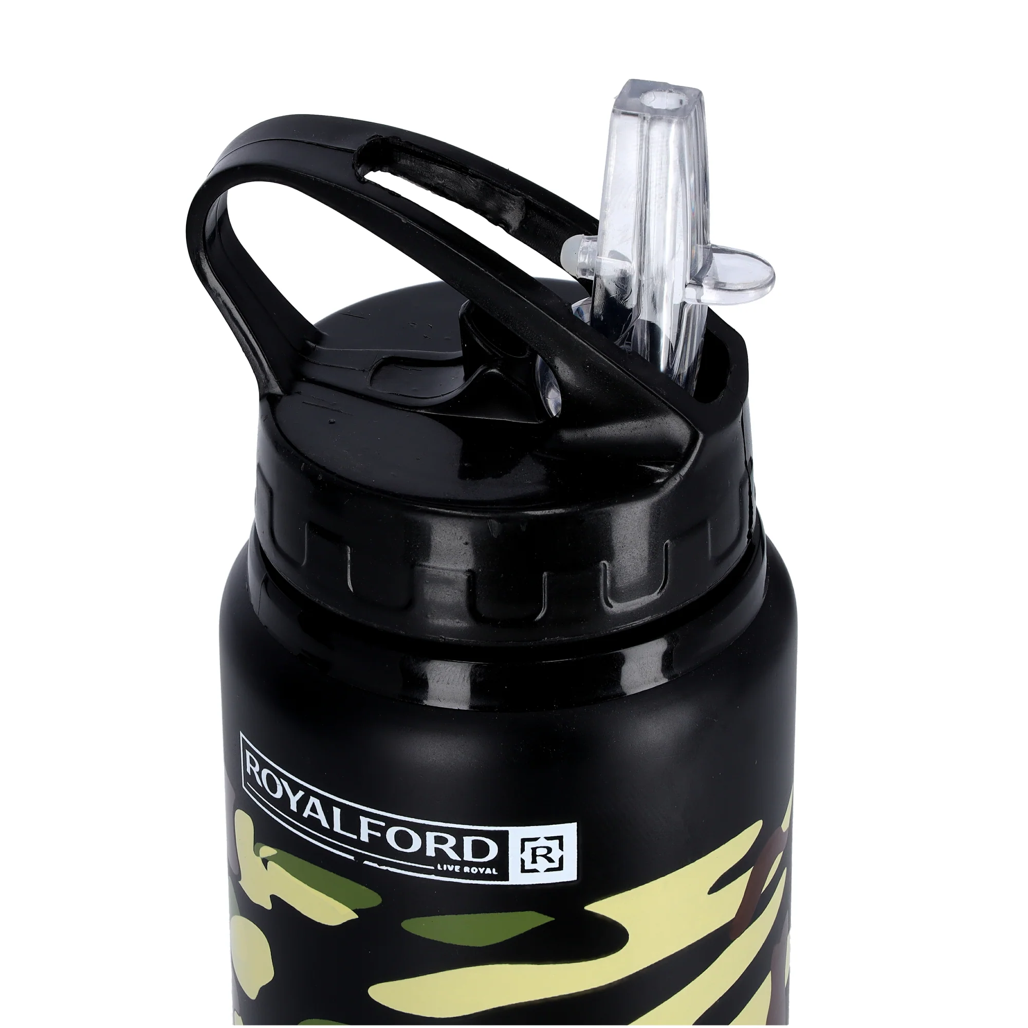 Royalford RF9361BK Sport Bottle 600ml | Stainless Steel Hot & Cold Insulated Water Bottle | Leak Resistant Lid | Portable Design for Gym, Travel, Office & Outdoor Use - Image 5