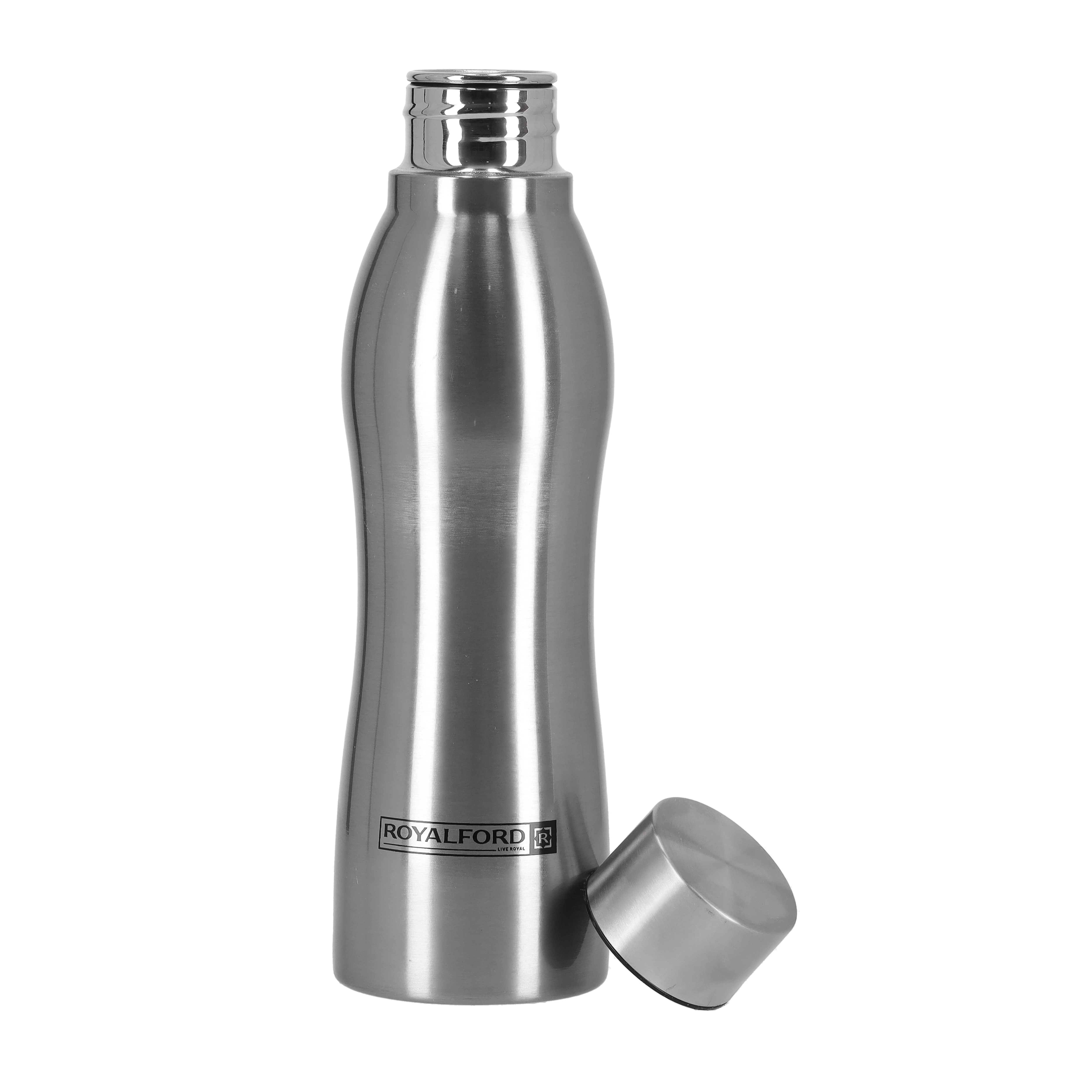 Royalford RF9362WH Stainless Steel Sport Bottle | 750ml | Leak Resistant Reusable Water Bottle for Gym, Office, Travel  & Outdoor Use with Durable Sleek Design - Image 2
