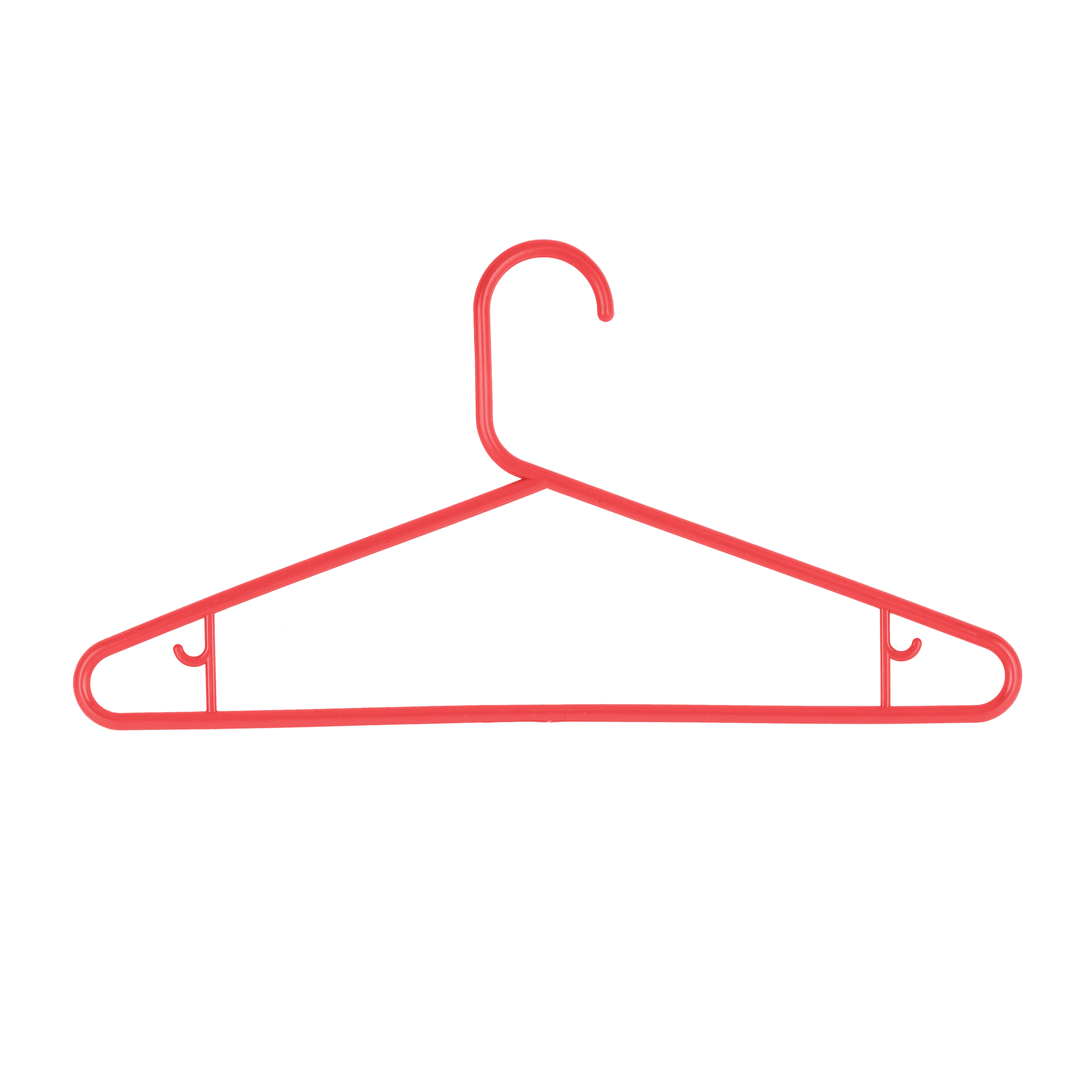 Royalford RF9435 Plastic Cloth Hanger Set of 5| Durable High Quality Clothes Hangers | Strong Hook | Smooth Finish | Perfect for Home Wardrobe  Organization Storage - Image 3