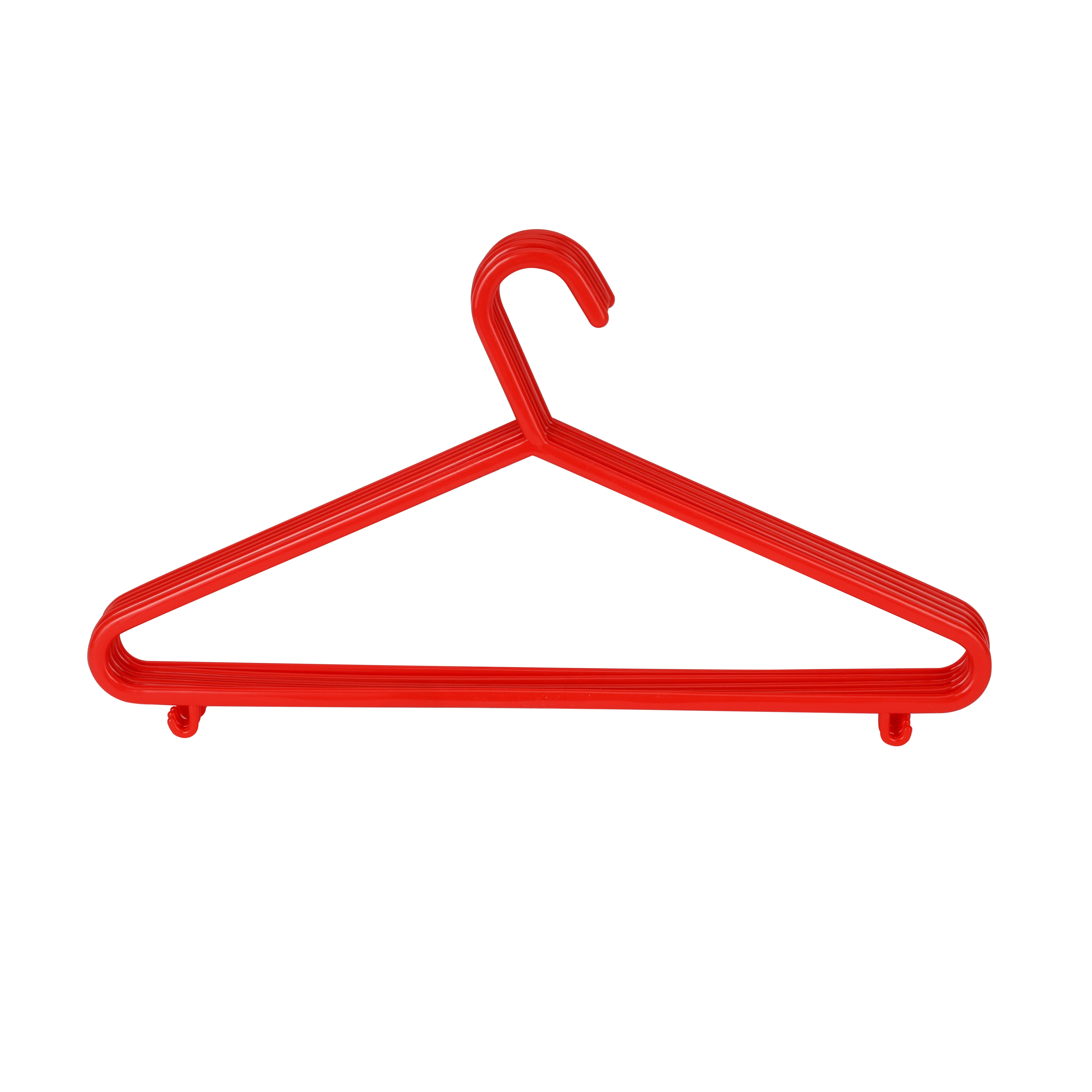Royalford RF9436 Plastic Cloth Hanger Set of 5 | High Quality Durable Clothes Hangers | Strong Hook Smooth Finish | Perfect for Wardrobe Home Organization Storage - Image 3